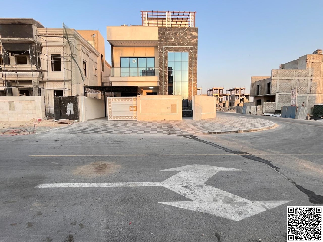 Luxury corner villa - two floors + roof + pool - Al Helio, fully inclusive of air conditioning, including registration fees