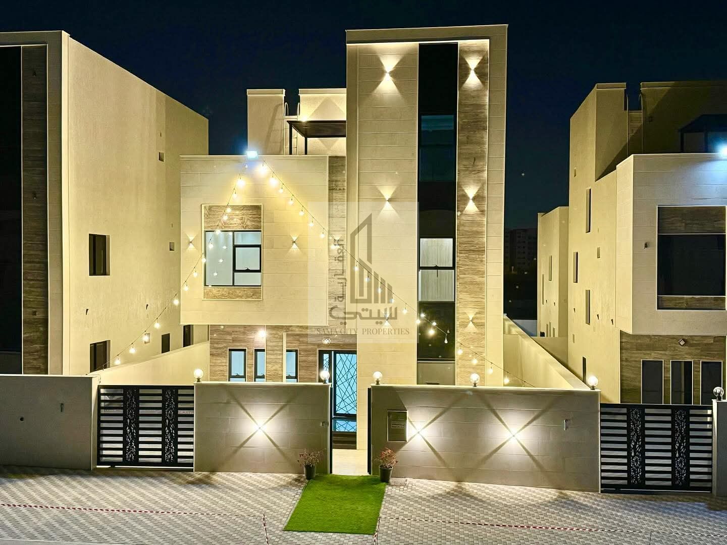 Luxury modern villa for sale in Al Helio - Ajman | Freehold for all nationalities and strategically located on a main street