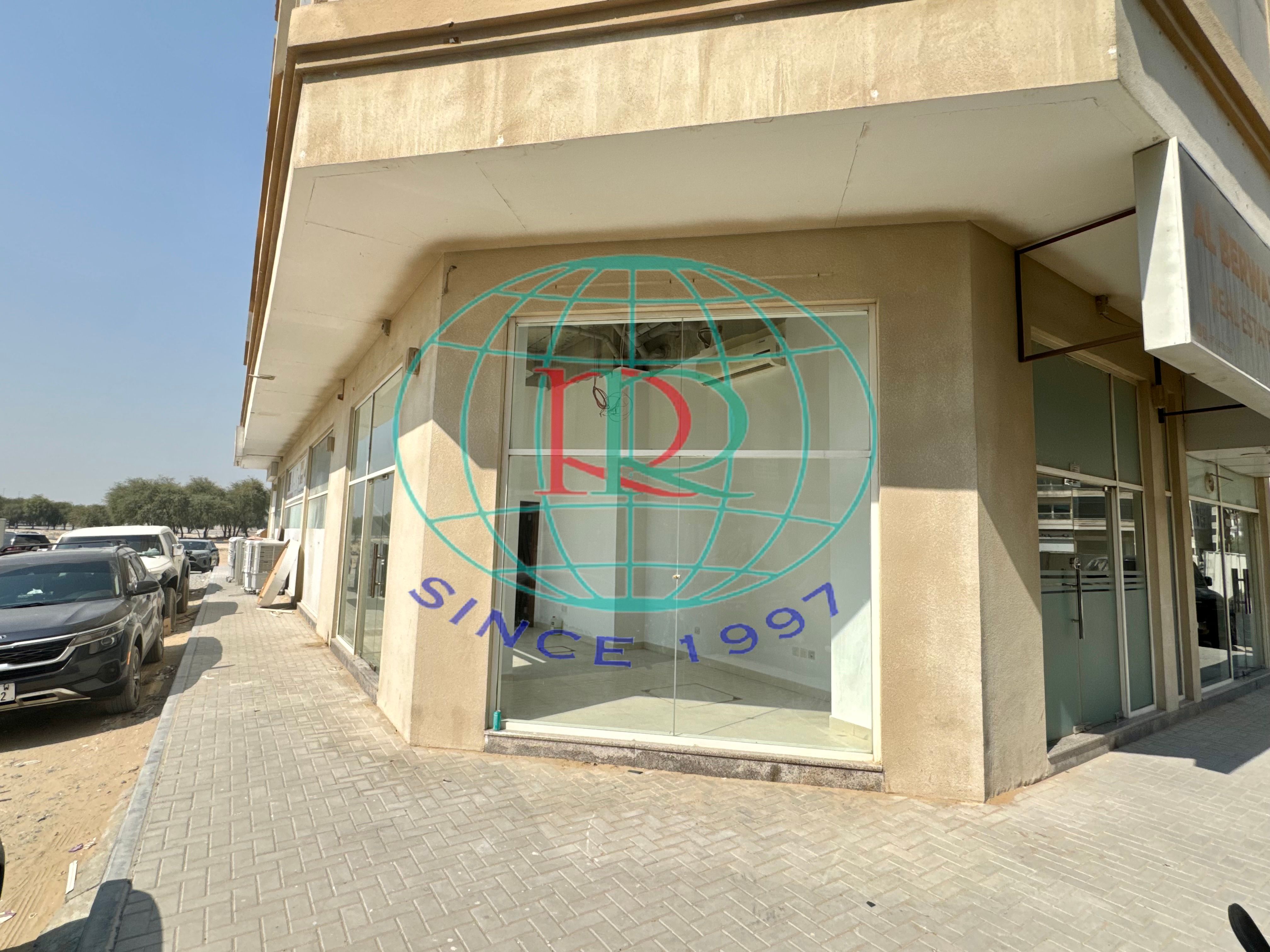 SINGLE DOOR SHOP WITH SPLIT A/C & ATTACHED TOILET AVAILABLE IN AL ZAHIA AREA NEAR CITY CENTRE