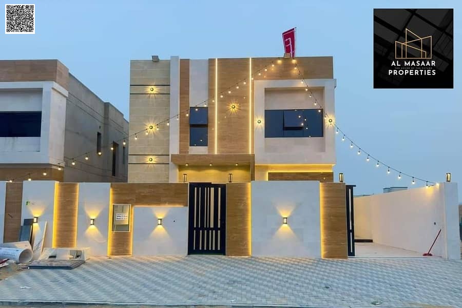 A unique investment opportunity in Ajman - a modern villa with an elegant design in Al Zahia, including registration and ownership fees.