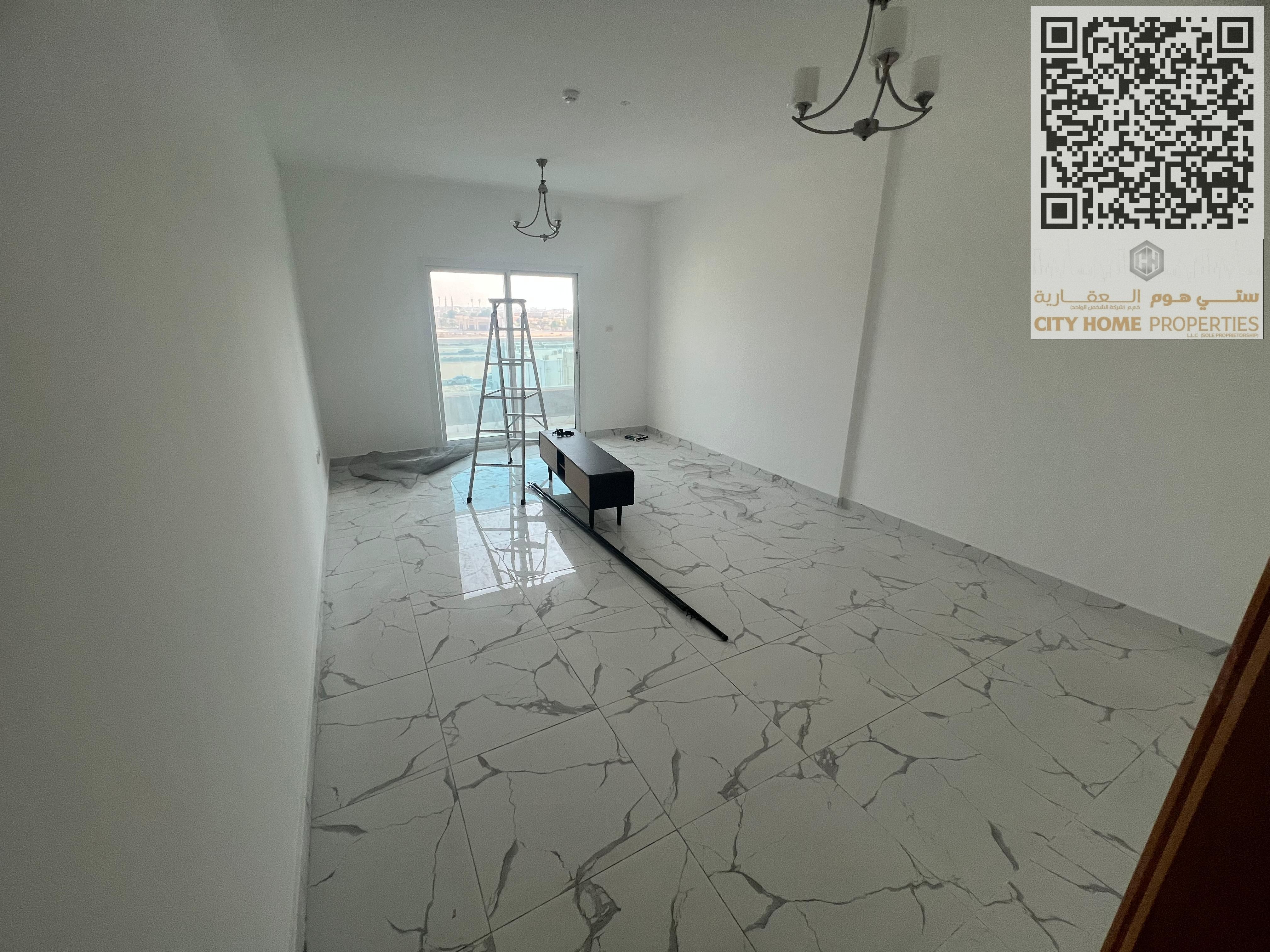 Spacious 2BHK apartment with a very large size in Al Jurf 3, Ajman. Family residence in a prime and upscale area. Available for annual rent