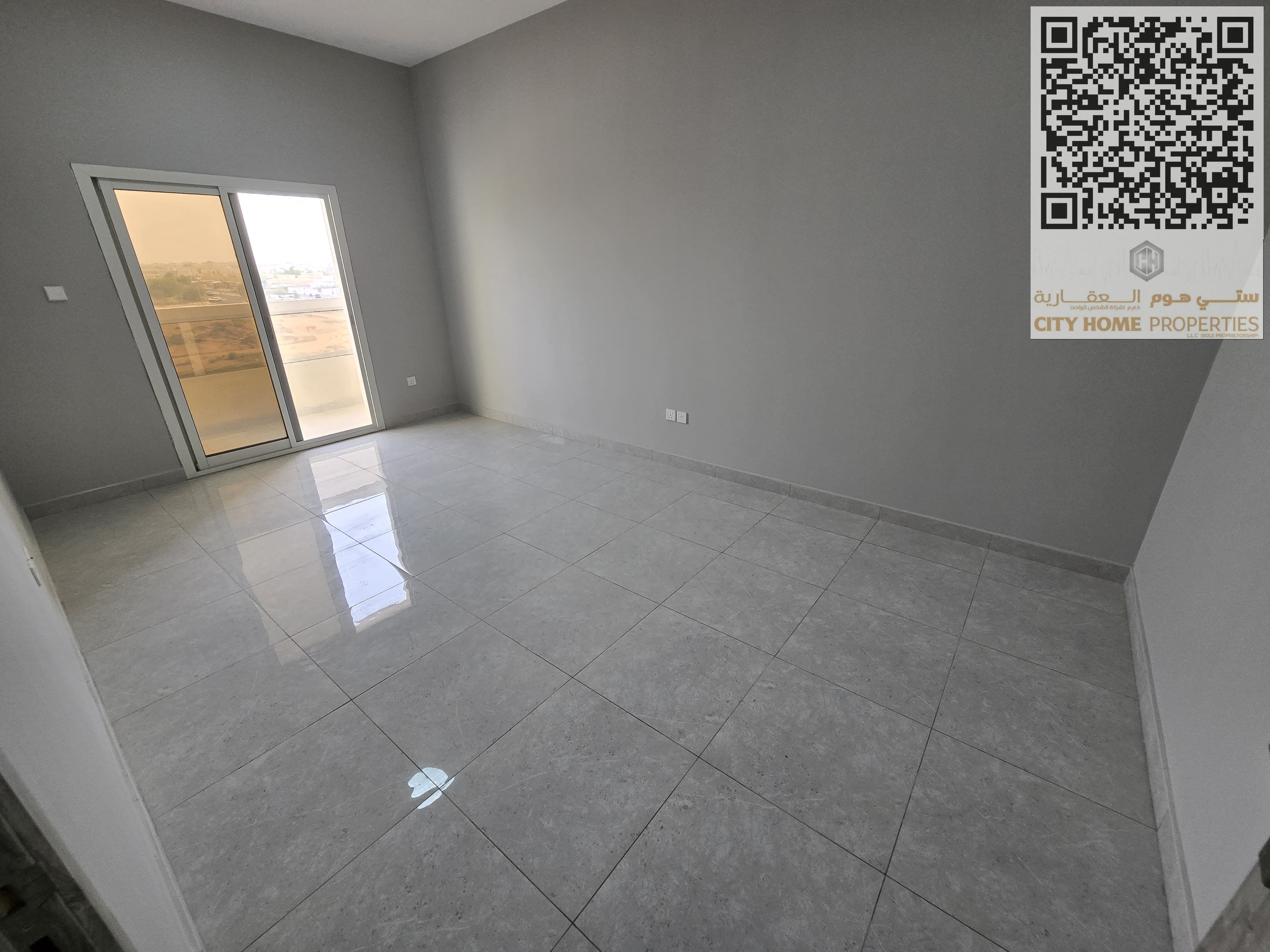 Two-bedroom apartment with a living room, spacious, in a family building, available for annual rent in Al Jurf 3, a high-end area