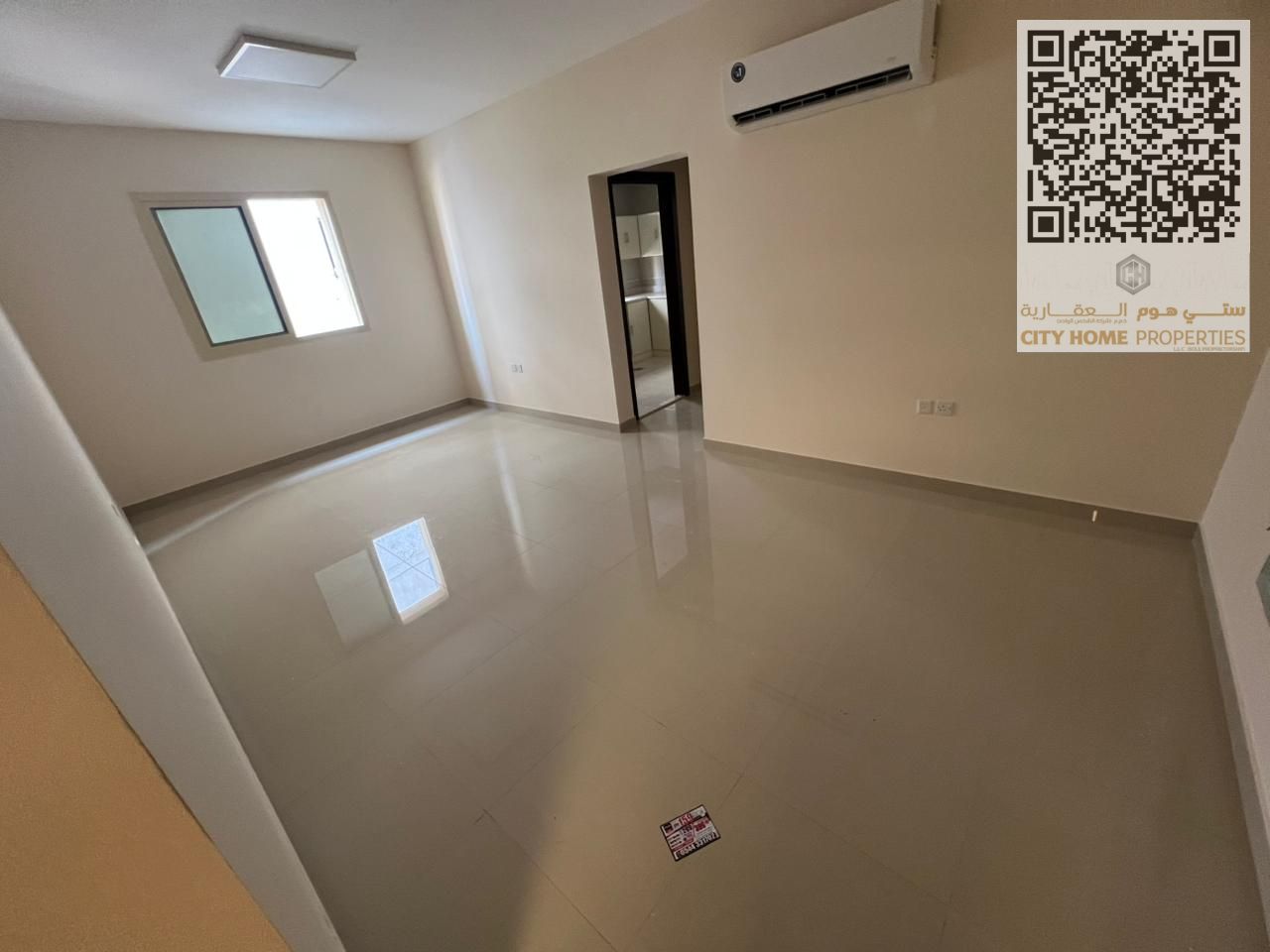 A spacious 1-bedroom apartment with a living room in Al Jurf 3, lowest price, in a family building, near the Dubai and Sharjah exit, in a upscale area