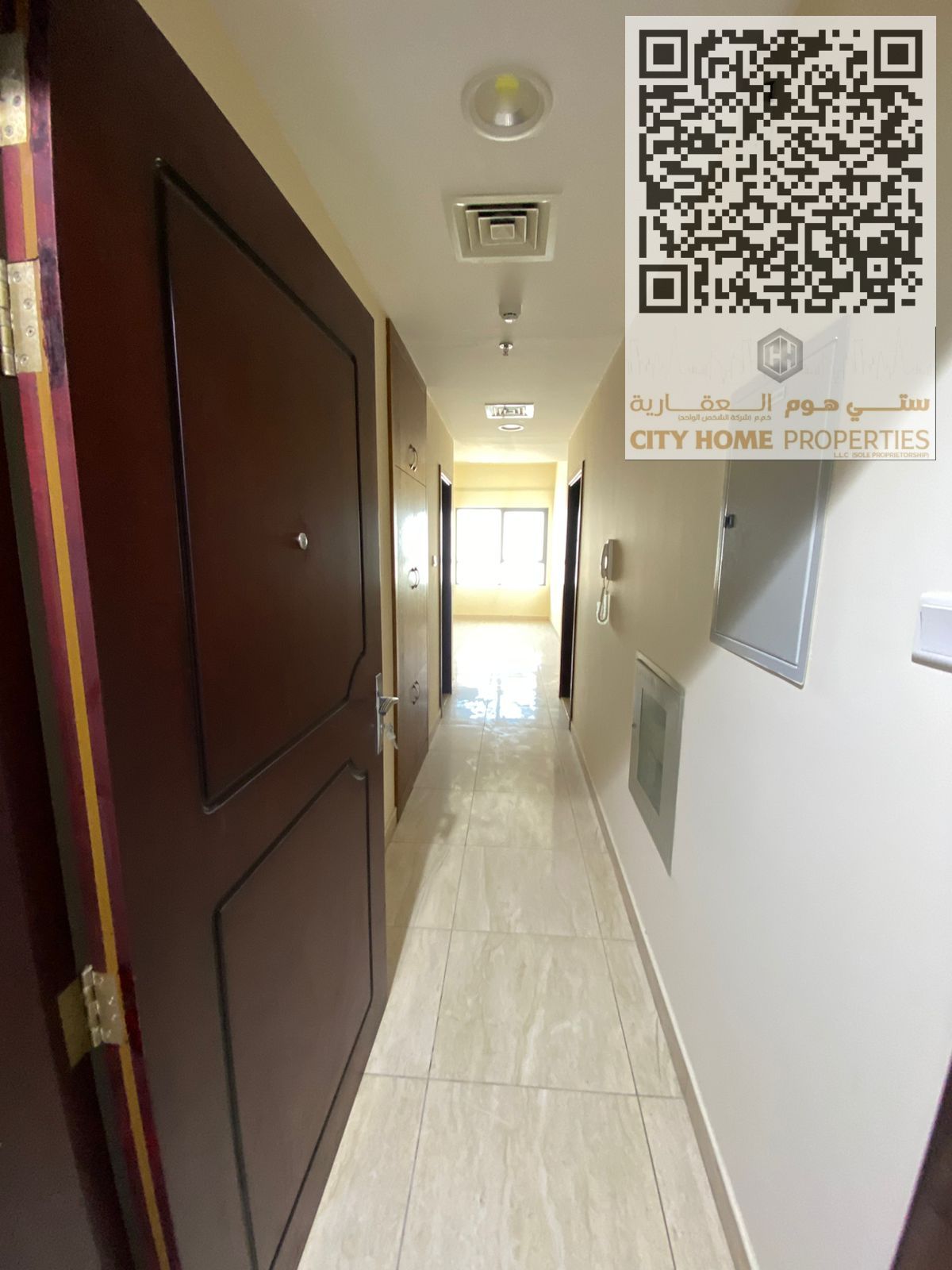 2BHK apartment with a large area in Al Jurf 3 — family building, located near the Mohammed Bin Zayed exit.