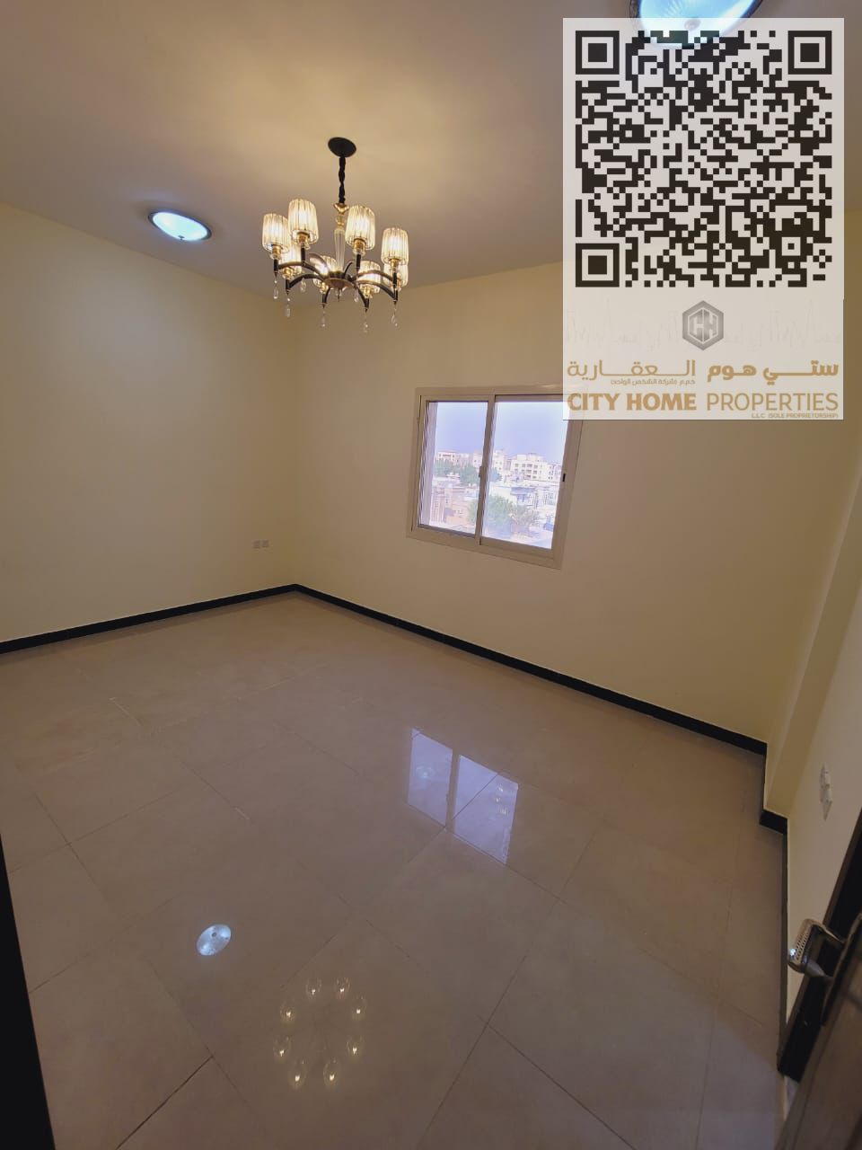 1BHK apartment for annual rent in Al Rawda 3, located on the main road in a family building, near the Dubai and Sharjah exit