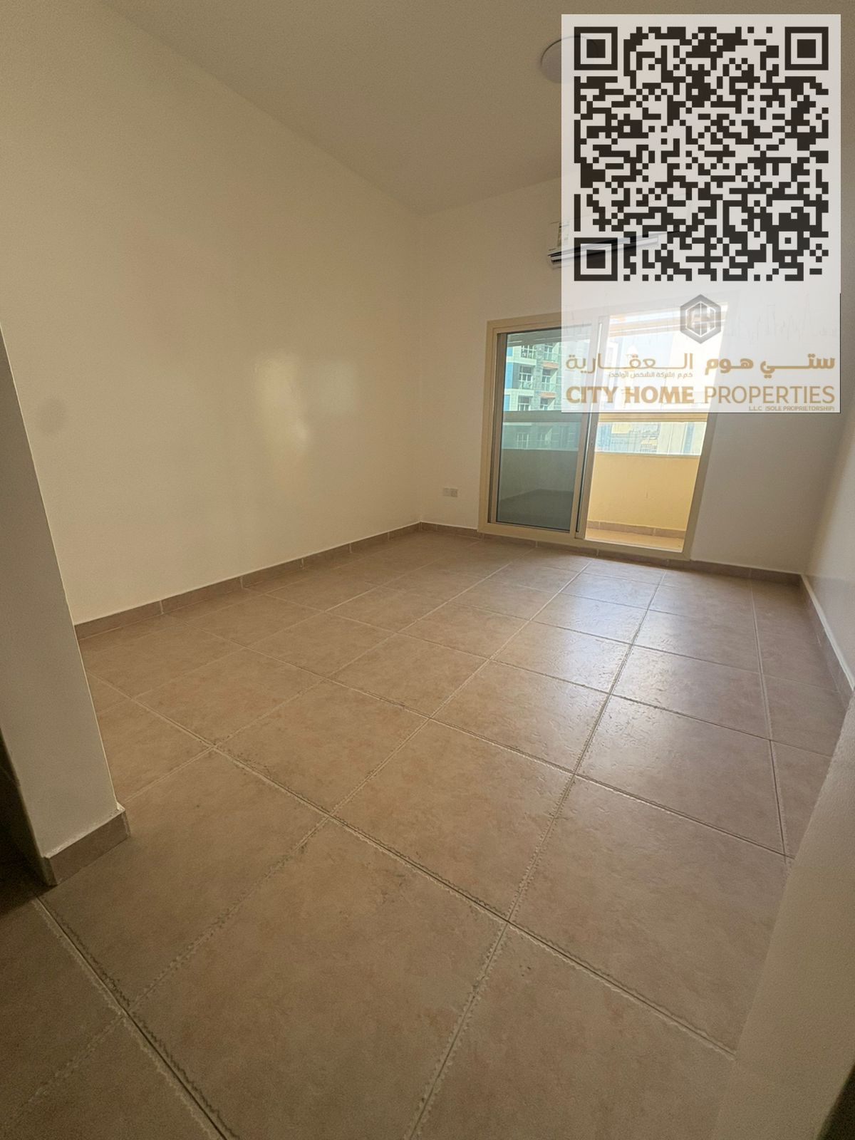 Spacious 1-bedroom apartment with a living room, large area, built-in wardrobes, and a laundry room. A unique opportunity in Al Rawda 1 for annual ren