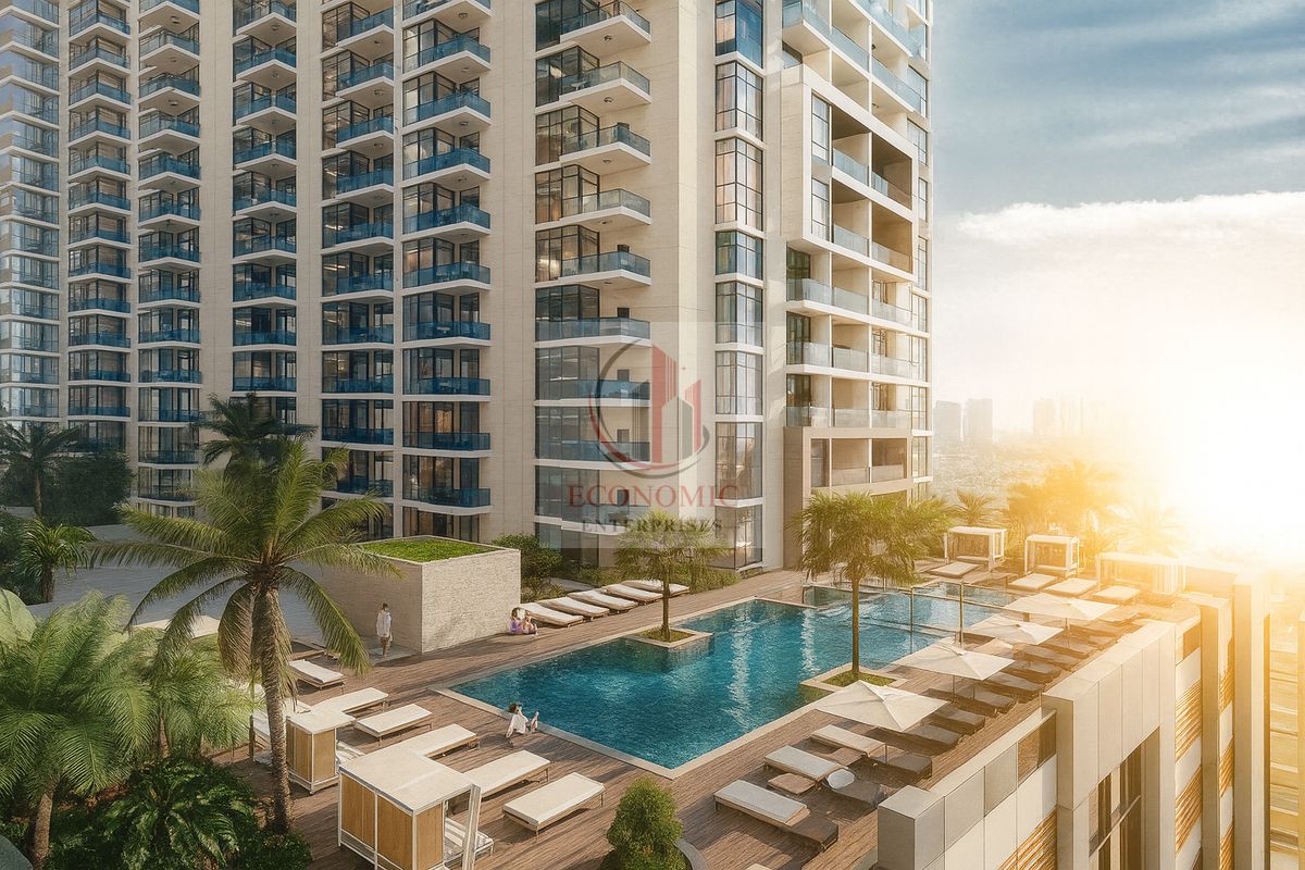 1-Bedroom Apartment with Direct Creek View – Ajman Creek Towers – 100% Freehold Ownership