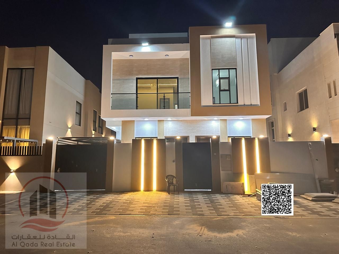 Villa for sale in Al Zahya area, Ajman, elegant design, prime location