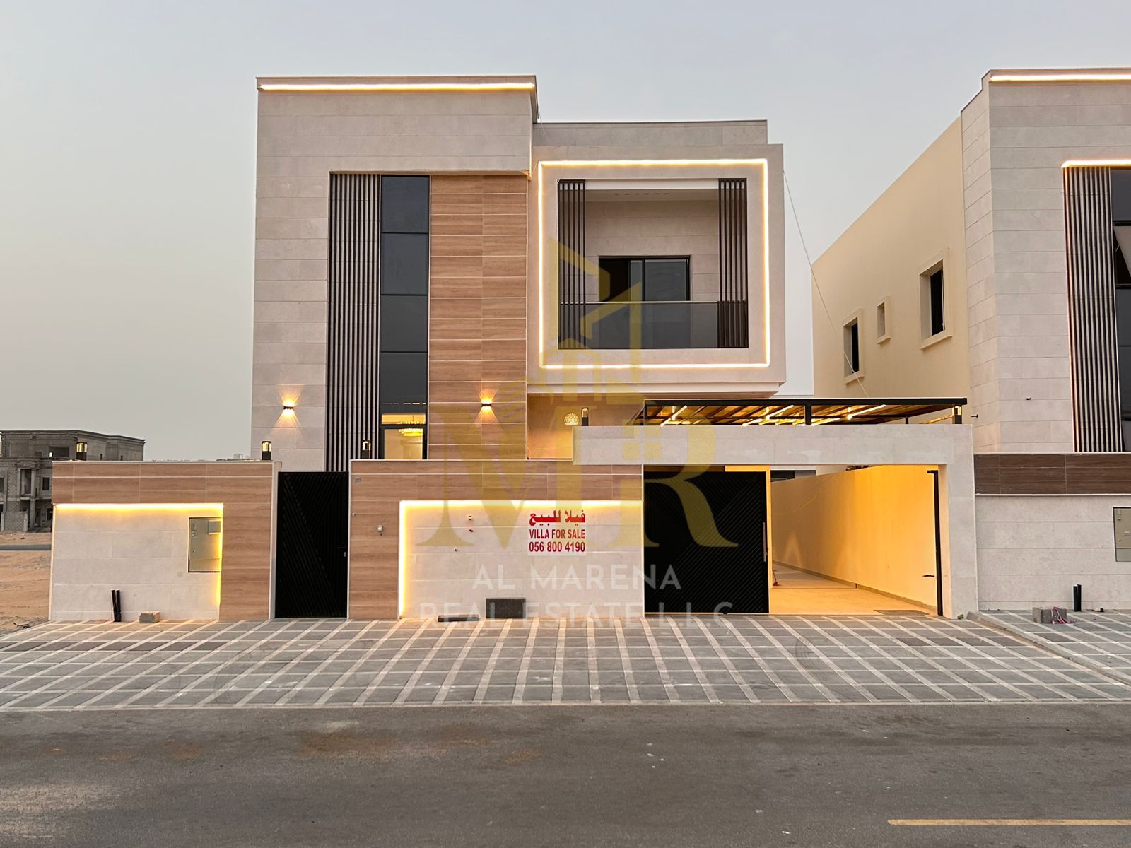 **Luxurious villa with a modern design in Al Bahia - Ajman** Experience **luxury and extravagance** in this charming villa, with **only a 20% down pay