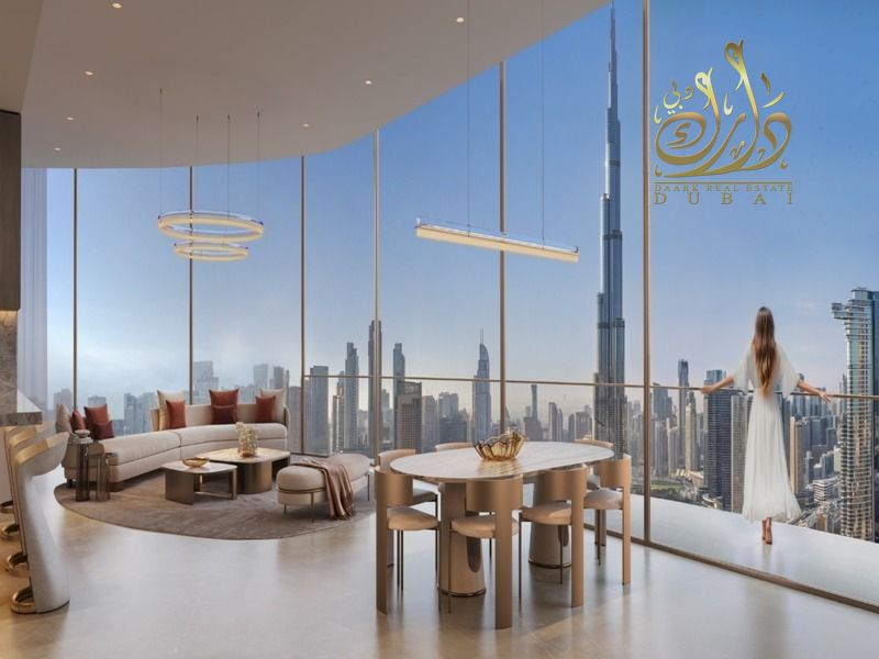 High Floor_FULLY BURJ KHALIFA VIEW_METRO STATION FRONT_50/50 PP