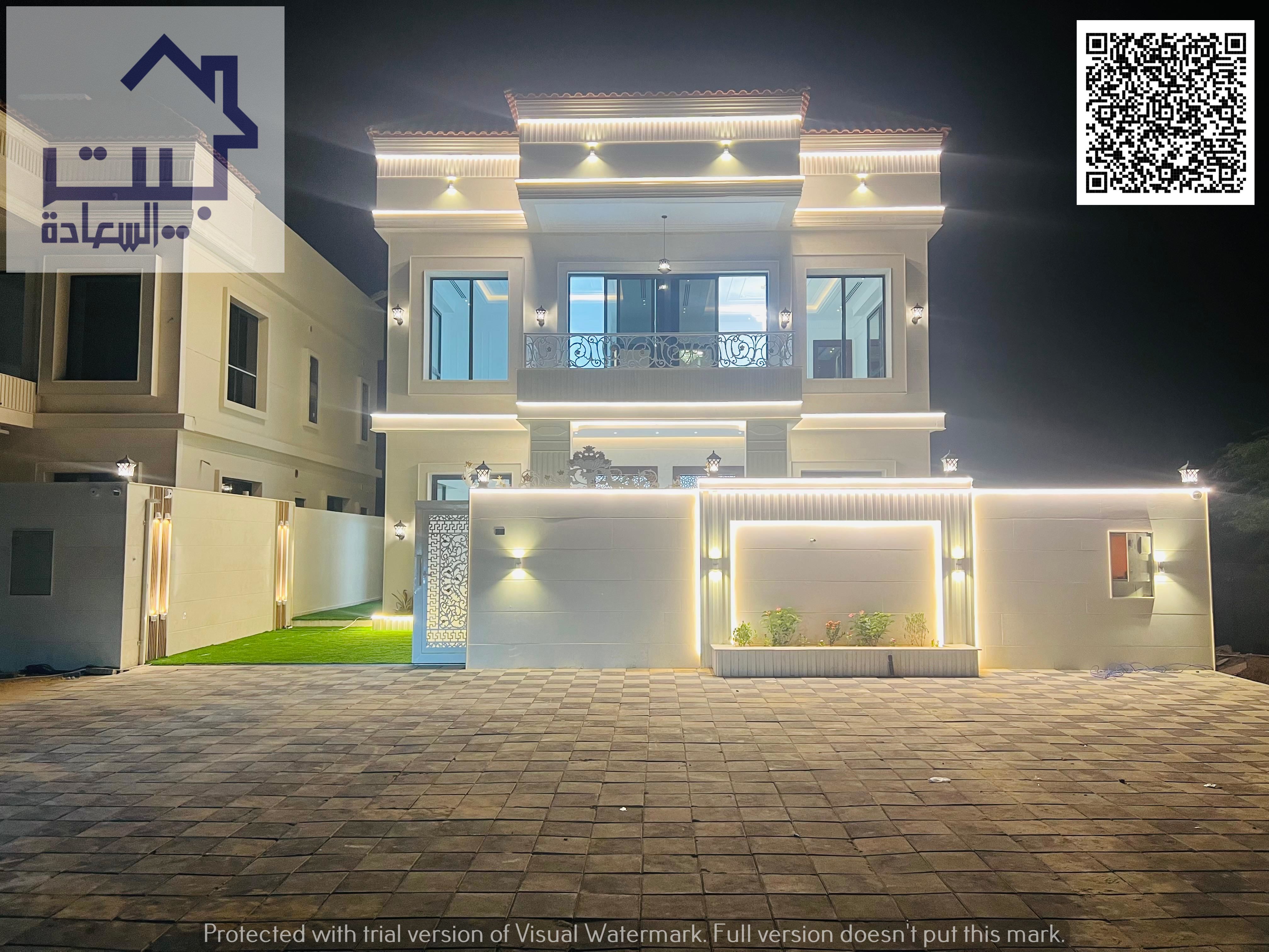 The villa of your dreams, including registration and ownership fees, is located on the main street, with a very large setback in front of the villa. I
