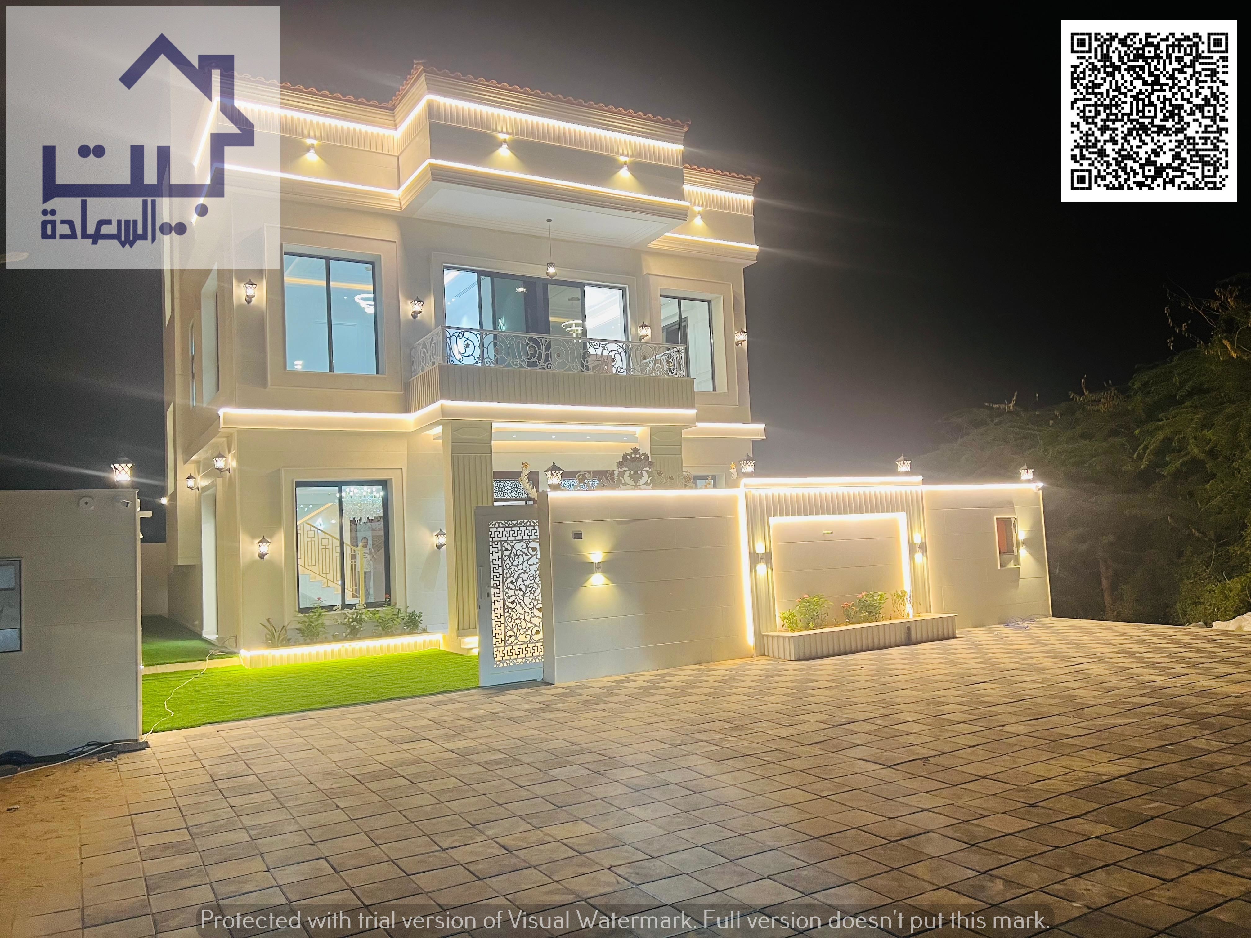 The villa of your dreams, including registration and ownership fees, is located on the main street, with a very large setback in front of the villa. I