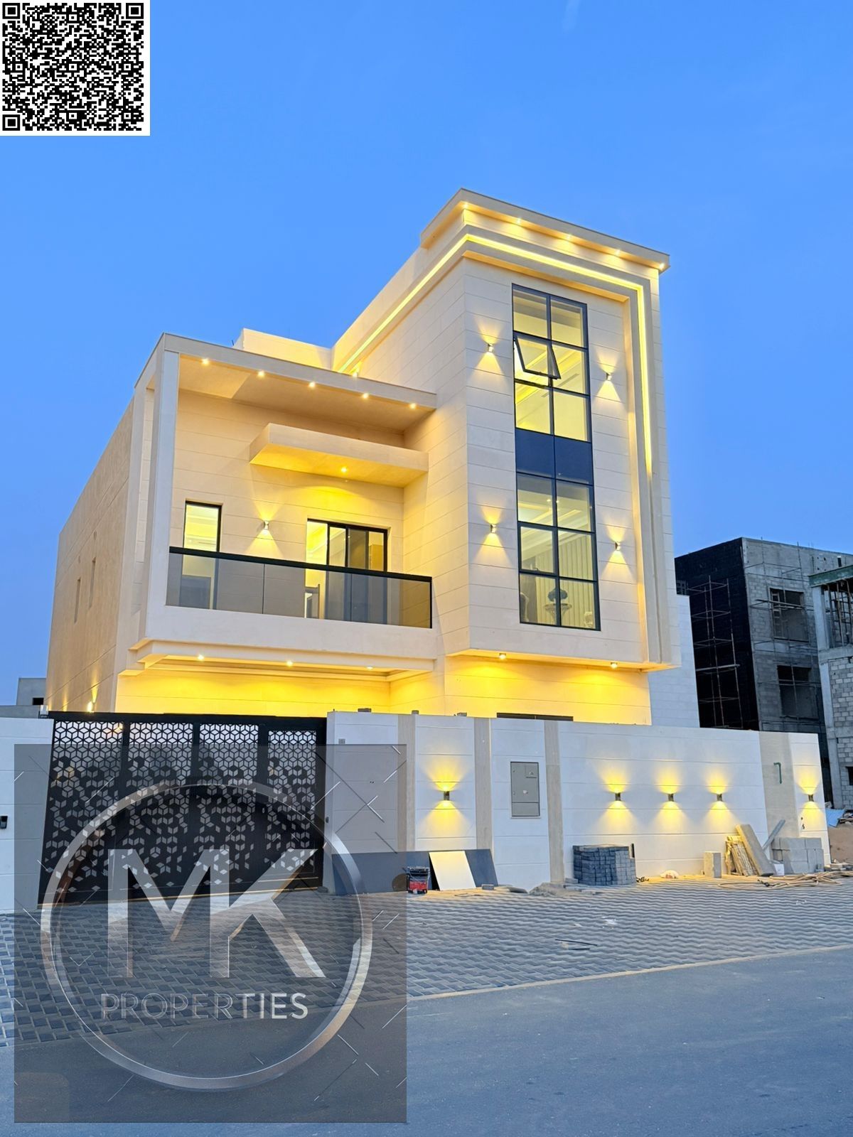 Luxury Villa for Sale in Al Amera – 6 Master Bedrooms + furnished, electricity, water, AC central , external kitchen filly furnished