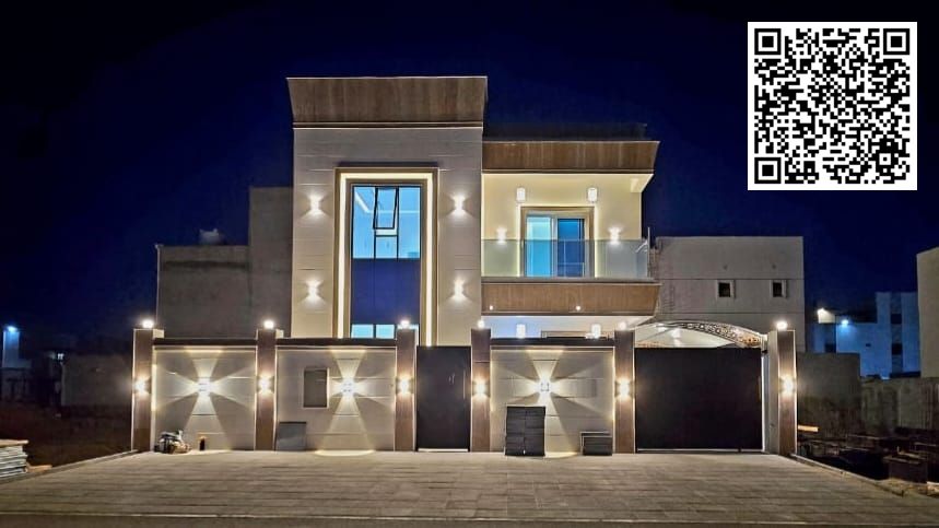 New villa for rent in Al Helio 2, first occupant - super deluxe finishing and prime location