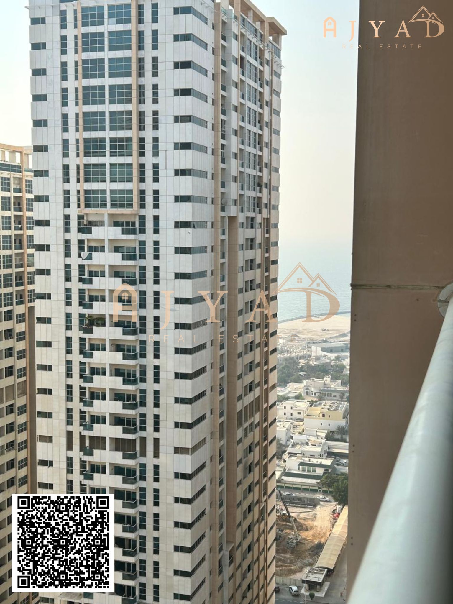 Resale 2-Bedroom Apartment in Ajman One Tower | Spacious Lounge & City View | Ready to Move In