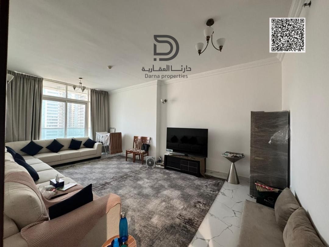 Spacious 2-Bedroom Apartment for Sale in Oasis Towers, Ajman | High Floor with Beautiful View