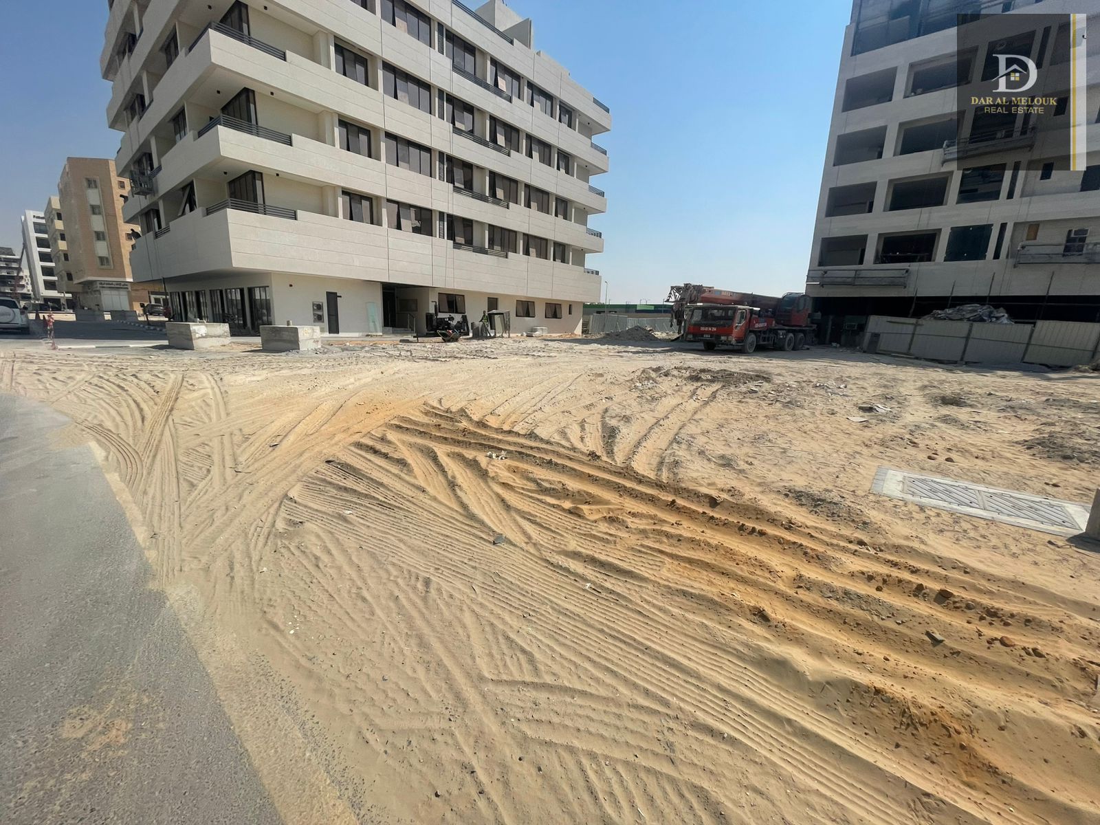 For Sale in Sharjah Muwailih Area Al Falah Camp Commercial Land, Prime Location Close to All Services Freehold for Arabs Ground Floor and 4-Stor