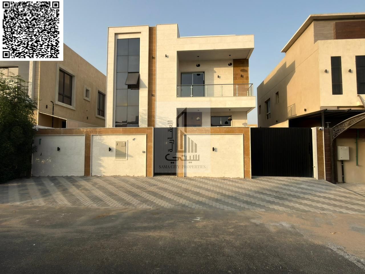 Luxury villa for sale in Ajman, including registration fees.