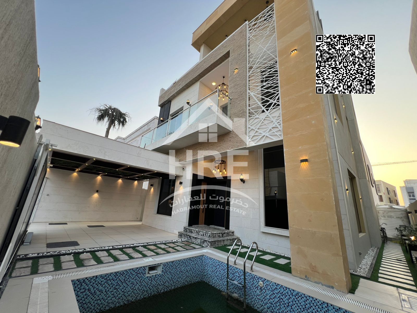 Villa for sale in Ajman Al Helyo 2 area, near Sheikh Mohammed bin Zayed Street and facing Fame Tower. A very special location. Freehold for all nation