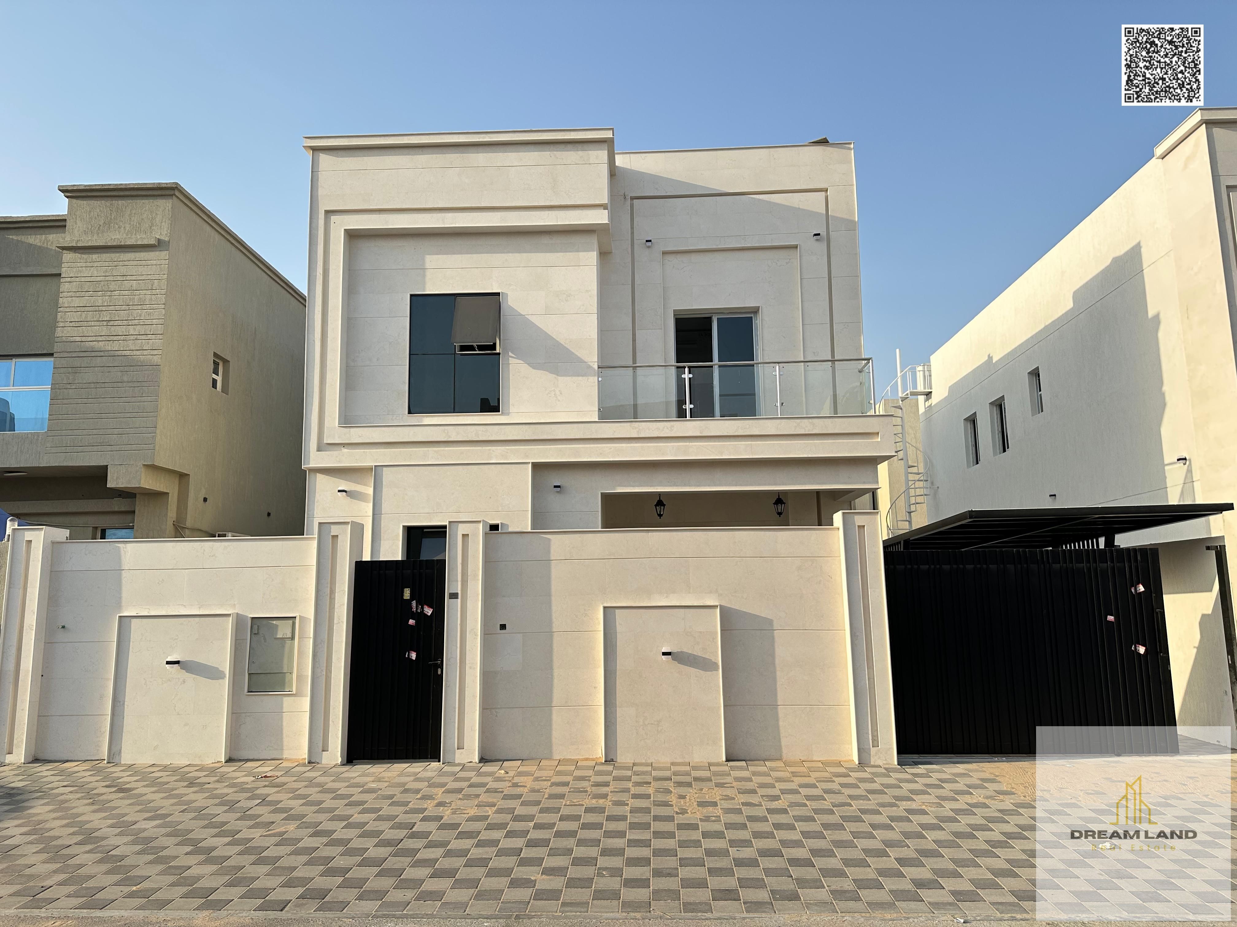 A unique opportunity at an attractive price and without annual fees. Own a villa for sale in Ajman. First resident, freehold, super deluxe finishing,