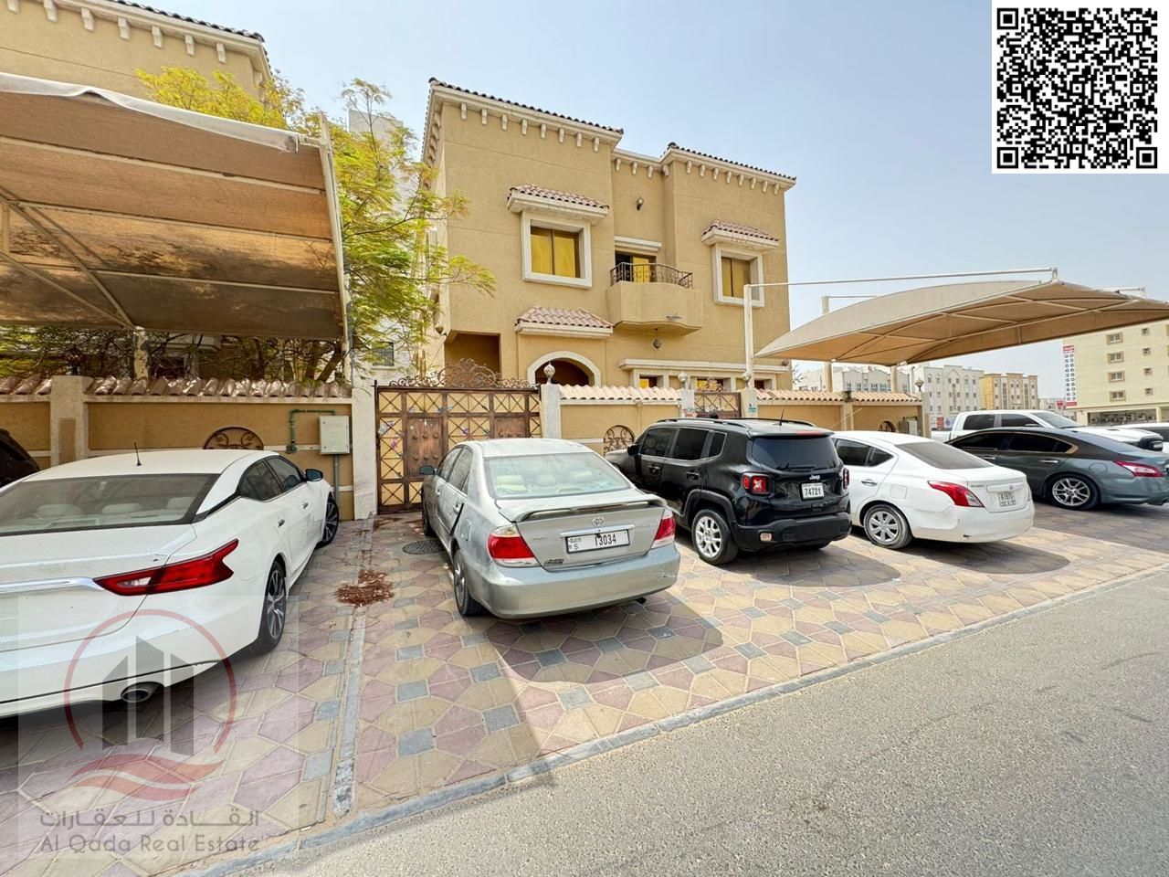 Villa for rent in Rawdah, 5 rooms, a living room, and two halls, excellent location, with electricity and air conditioning