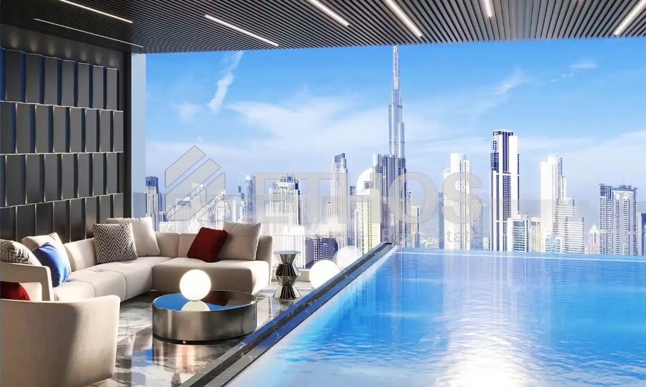 Designer Skyrise Penthouse | Burj Khalifa View | Private Infinity Pool
