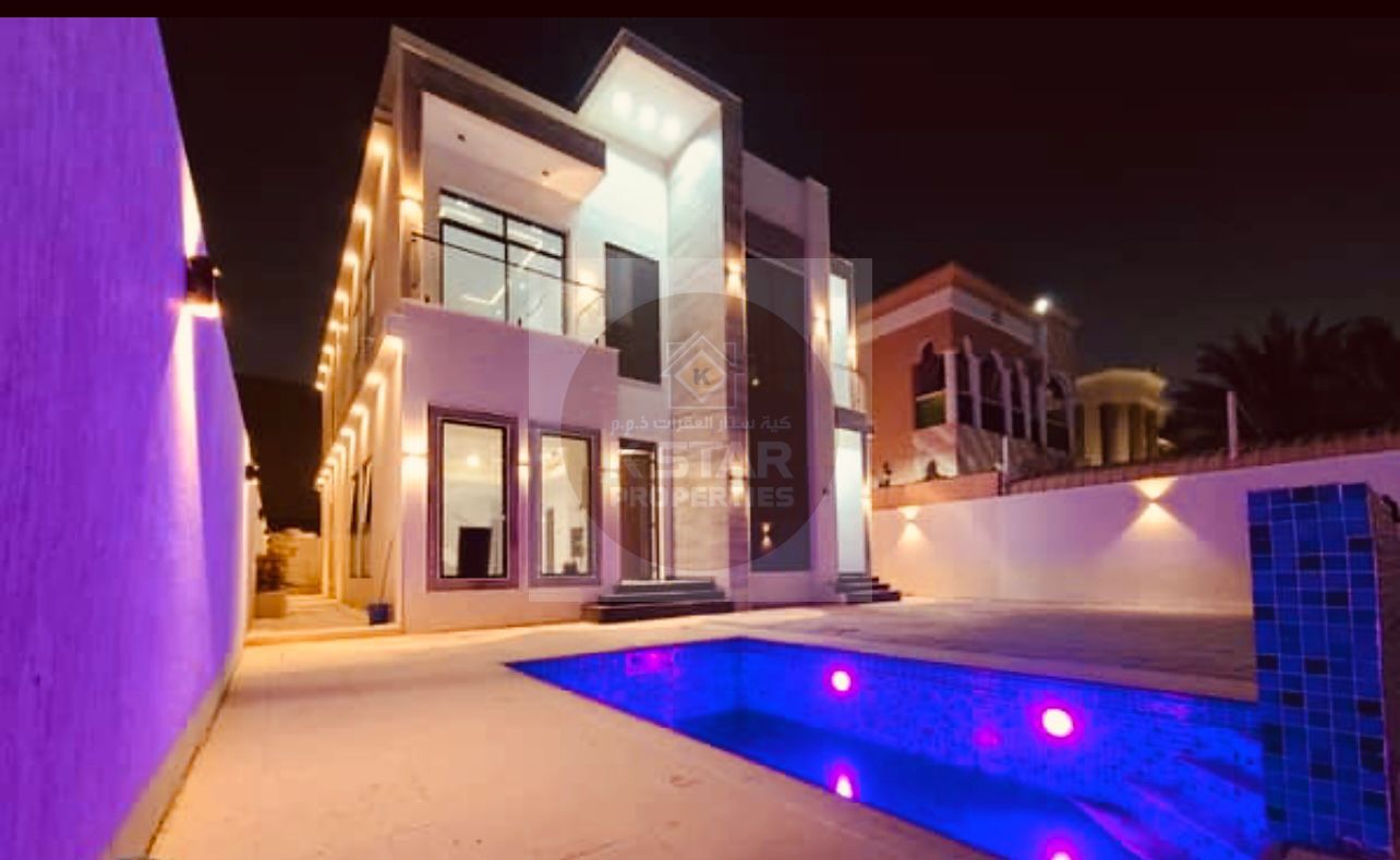 Luxury 5-Bedroom Villa with Private Swimming Pool for Sale in Al Rawdha 2, Ajman