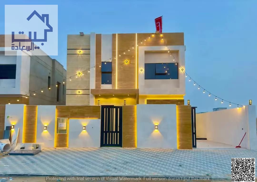 Luxury villa for sale in Al Helio 2 area with elegant modern design and high-end finishes. The location is excellent, close to services and schools.
