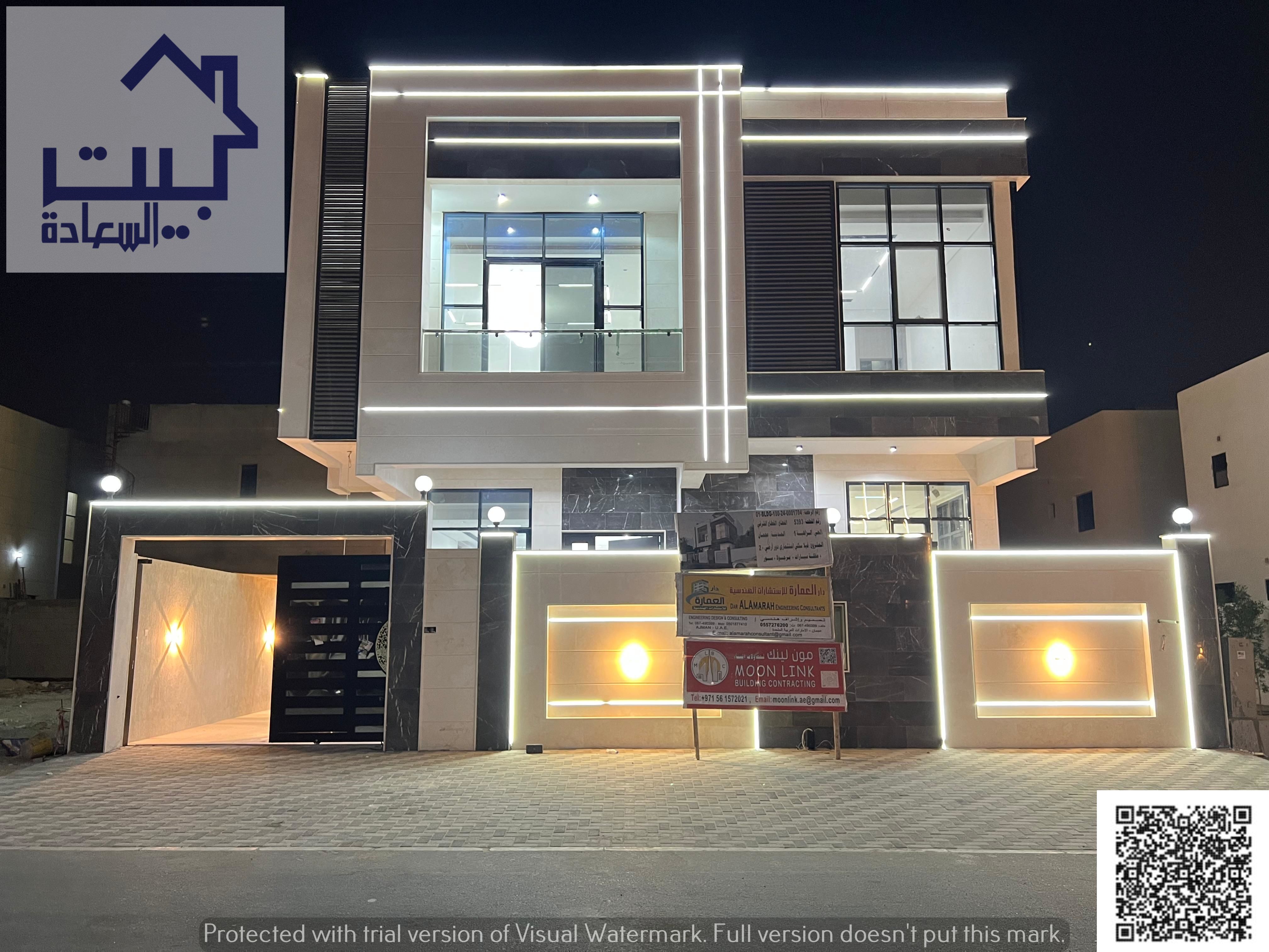Luxury villa for sale in Al Zahia Luxurious finishing, prime location close to services, a great opportunity to live