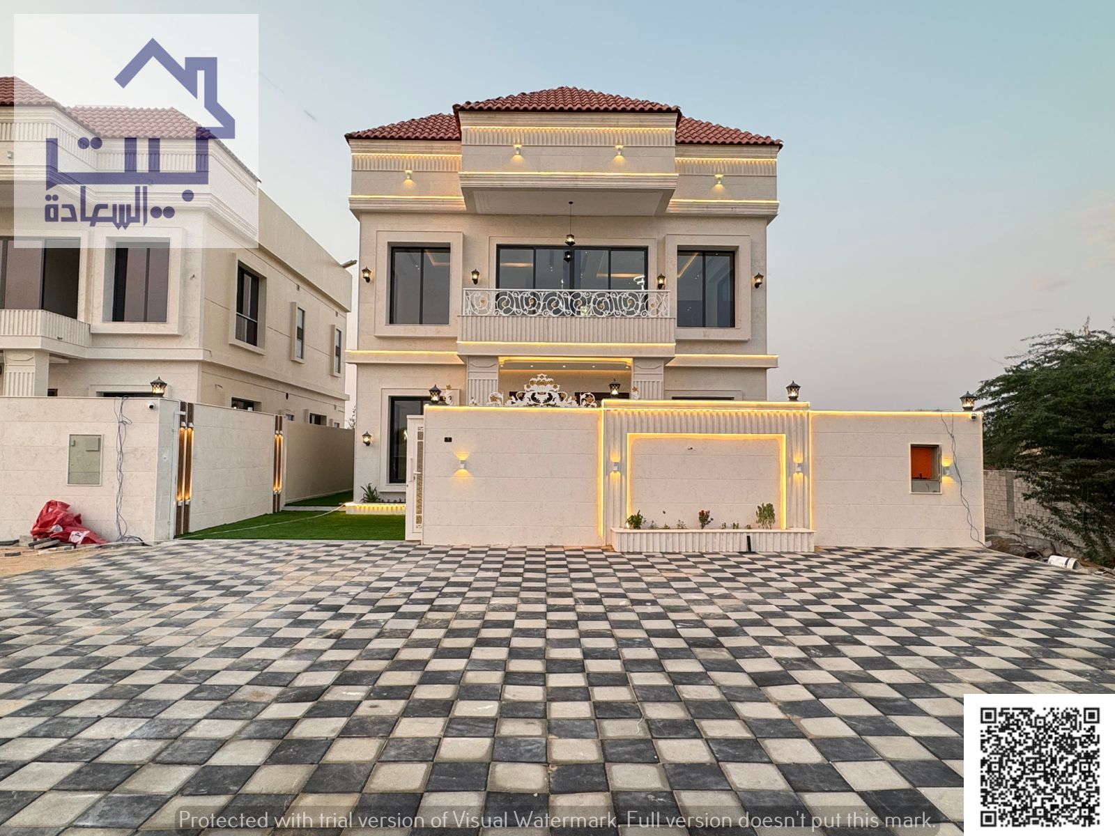 Classic villa for sale in Al Helio 1, elegantly designed with a classic touch, prime location in a quiet area, high-quality finishes, and spacious liv