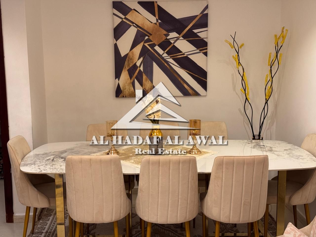 For monthly rent, a 2room and a hall in Al mamzar area with free internet