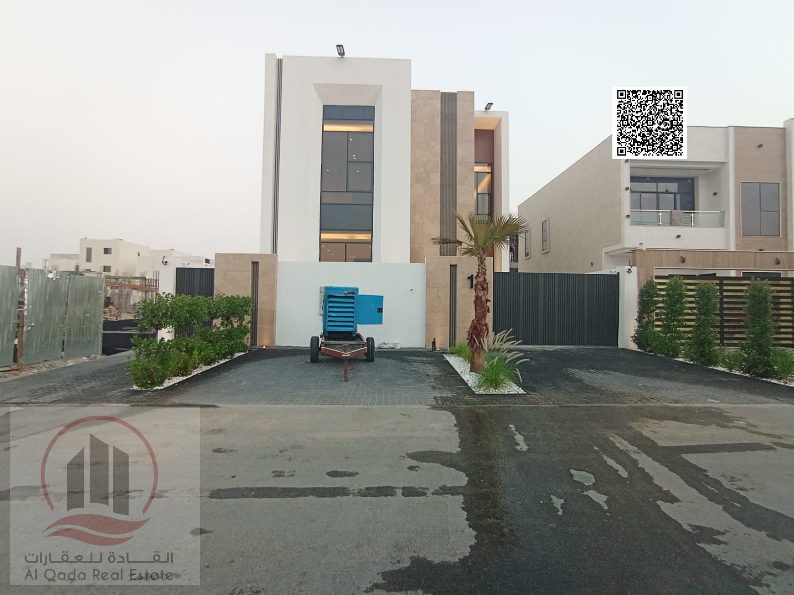 For sale, a villa in Ajman Al Helio, 4 master rooms, a Majles room, a hall, and a maid’s room, freehold for all nationalities, Installment with out do