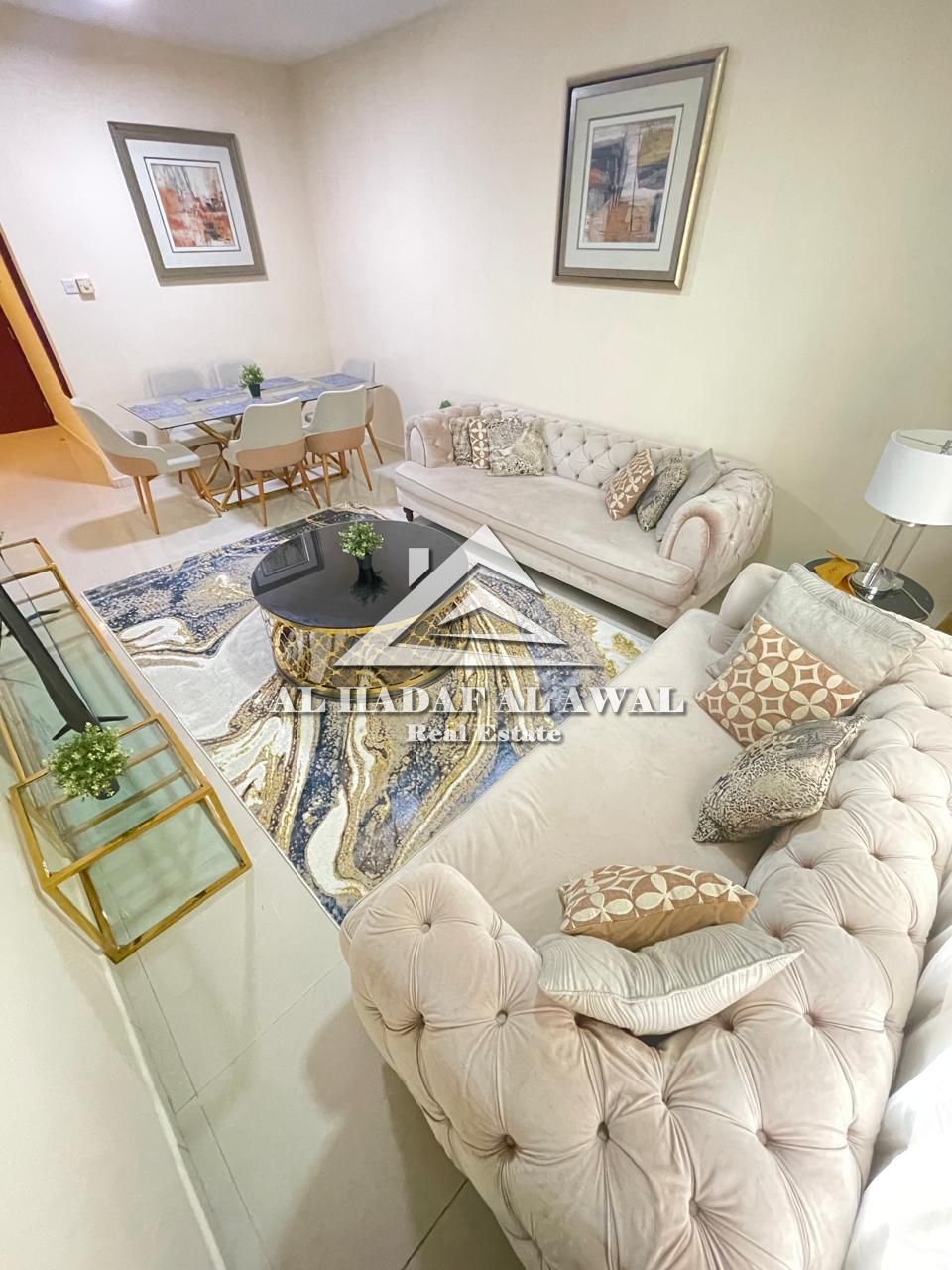 For monthly rent, a room and a hall in Al MAJAZ3 area with free internet