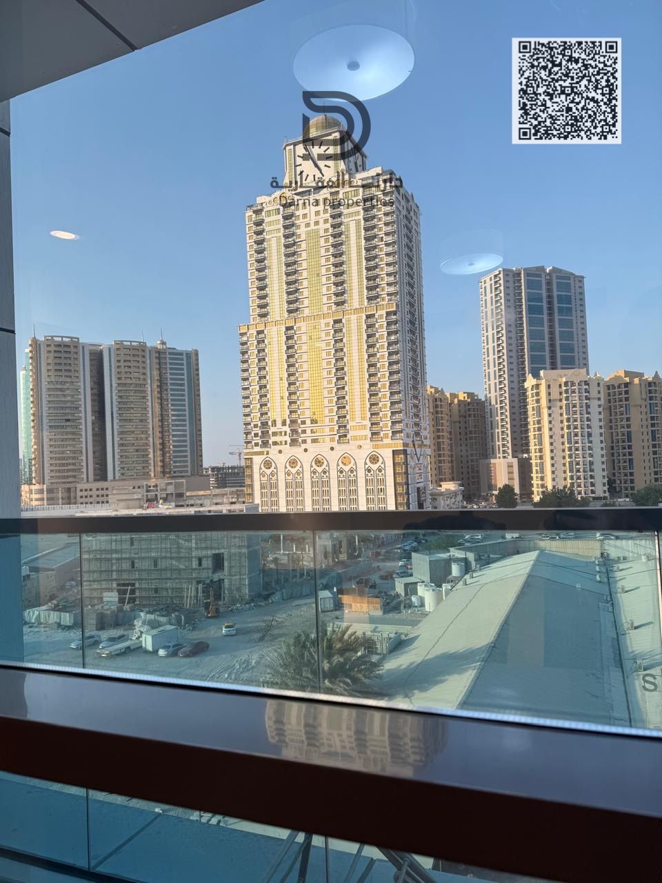 Apartment for Sale in Gulfa Tower – 1 Bedroom | Open View | Clock Tower View