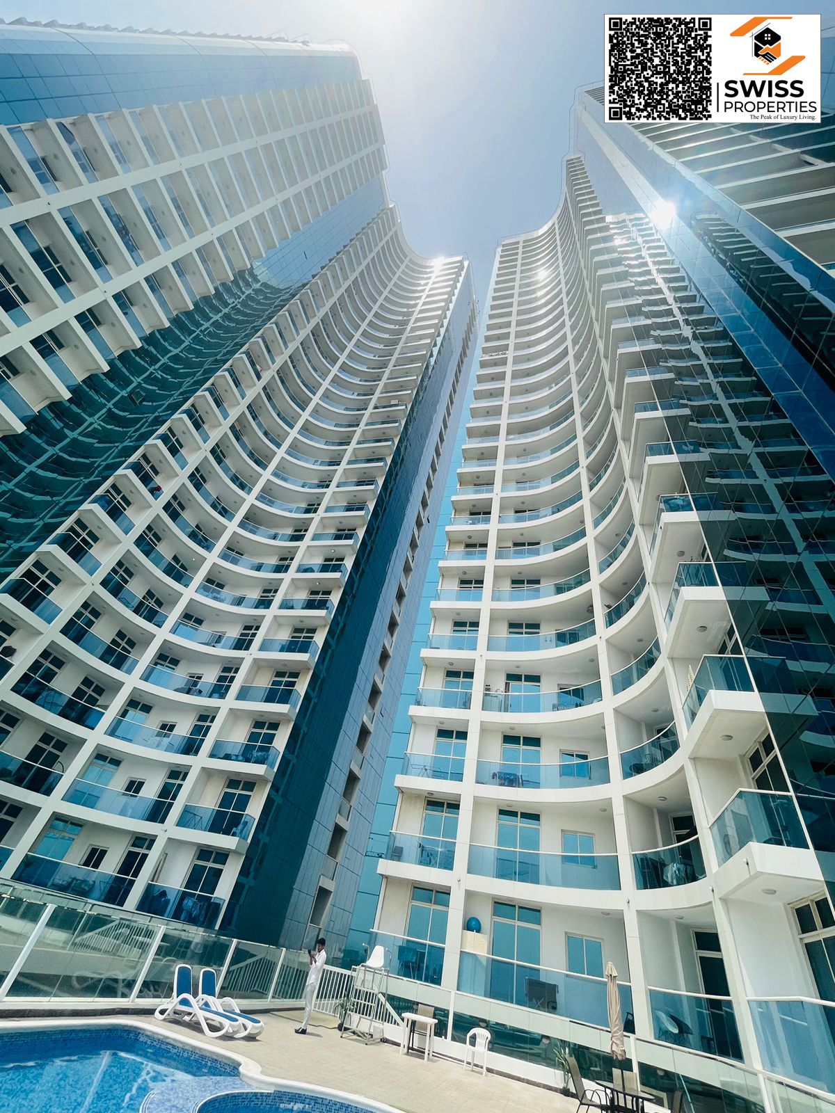 Spacious 3BHK with Gym & Parking | Oasis Tower 1 – 70,000 AED