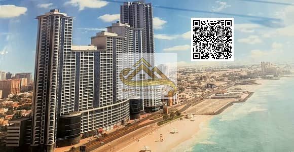 own 3 bedroom in most louxury tower in ajman 100% sea view and ready to move