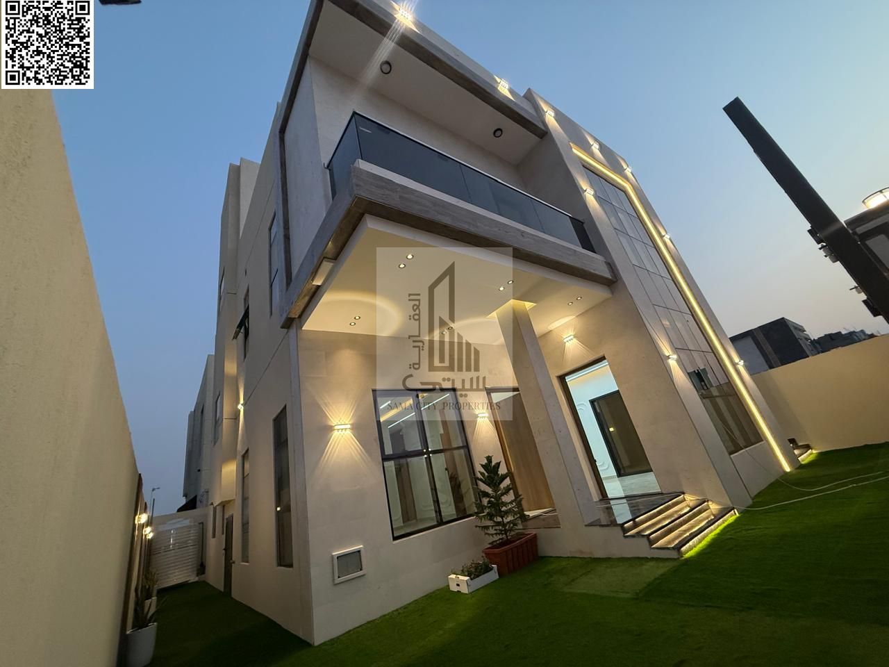 Villa for sale in Al Zahia Features: • 4 master bedrooms • Majlis with bathroom • Living room with bathroom • Main kitchen • Maid's room • Large set