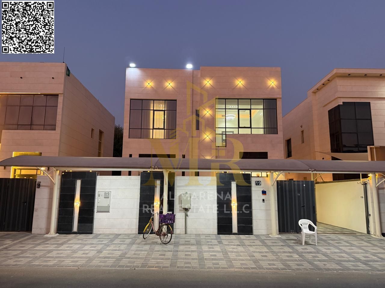 Own your dream villa and invest in a sophisticated style in a luxurious villa in the heart of Al Zahia "with electricity, water and air conditioning