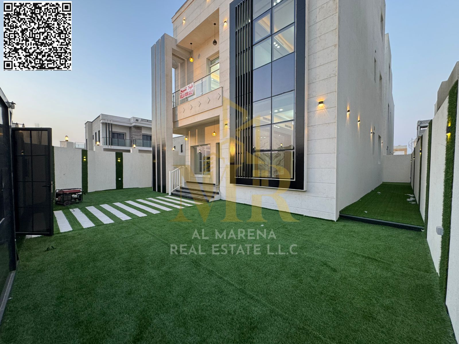 Own your dream villa and invest in a sophisticated style in a luxurious villa in the heart of Al Zahia "corner of two streets"