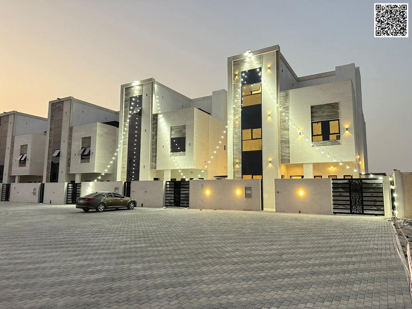 Luxury villa with a price inclusive of registration fees, all services and the mosque