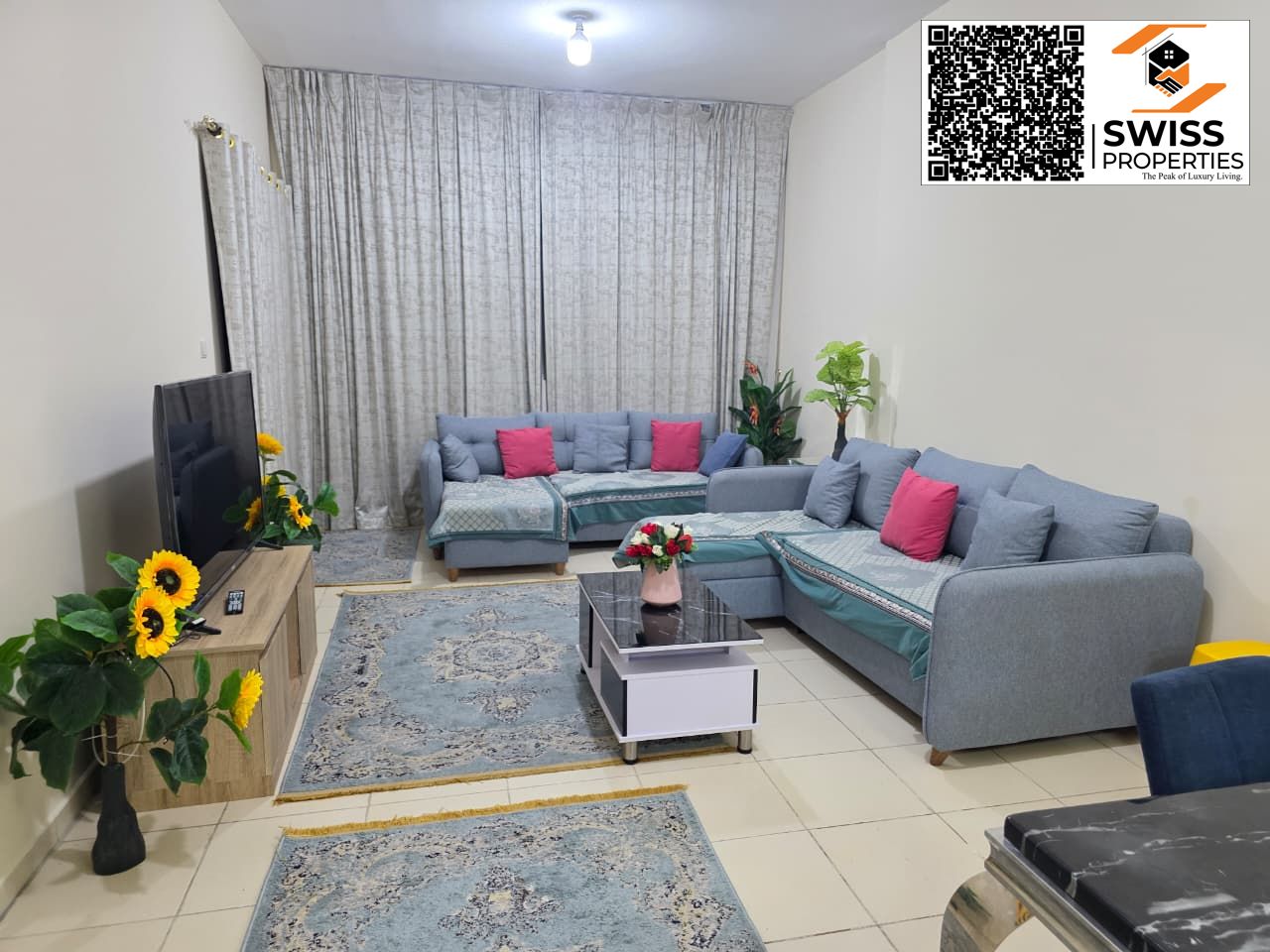 SEA VIEW Apartment for rent,Ajman One Towers ,Ready to move in Ajman One Tower