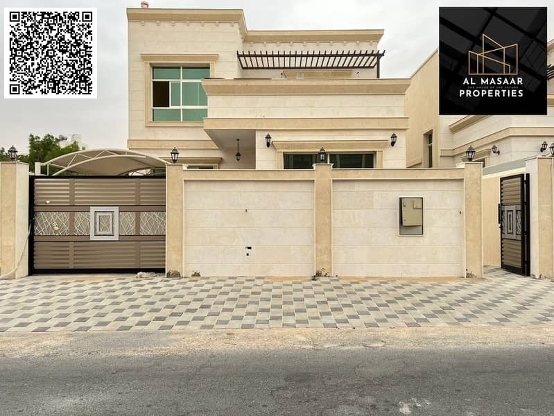 Modern, fully finished villa for sale in Ajman - freehold for all nationalities and inherited by children