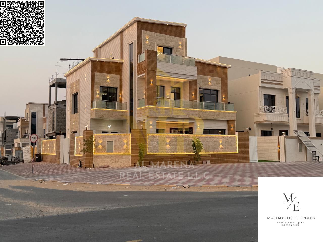 Own a corner villa in Al Zahia – everything is near, services, schools, malls, full comfort