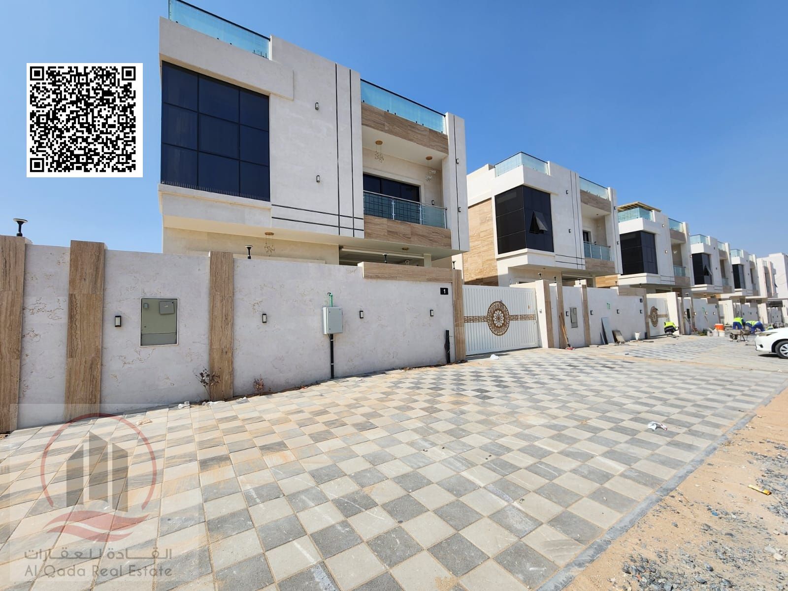 Villa for sale in Al Helio 2, including furniture, air conditioning, and registration fees. The villa consists of 6 master bedrooms,