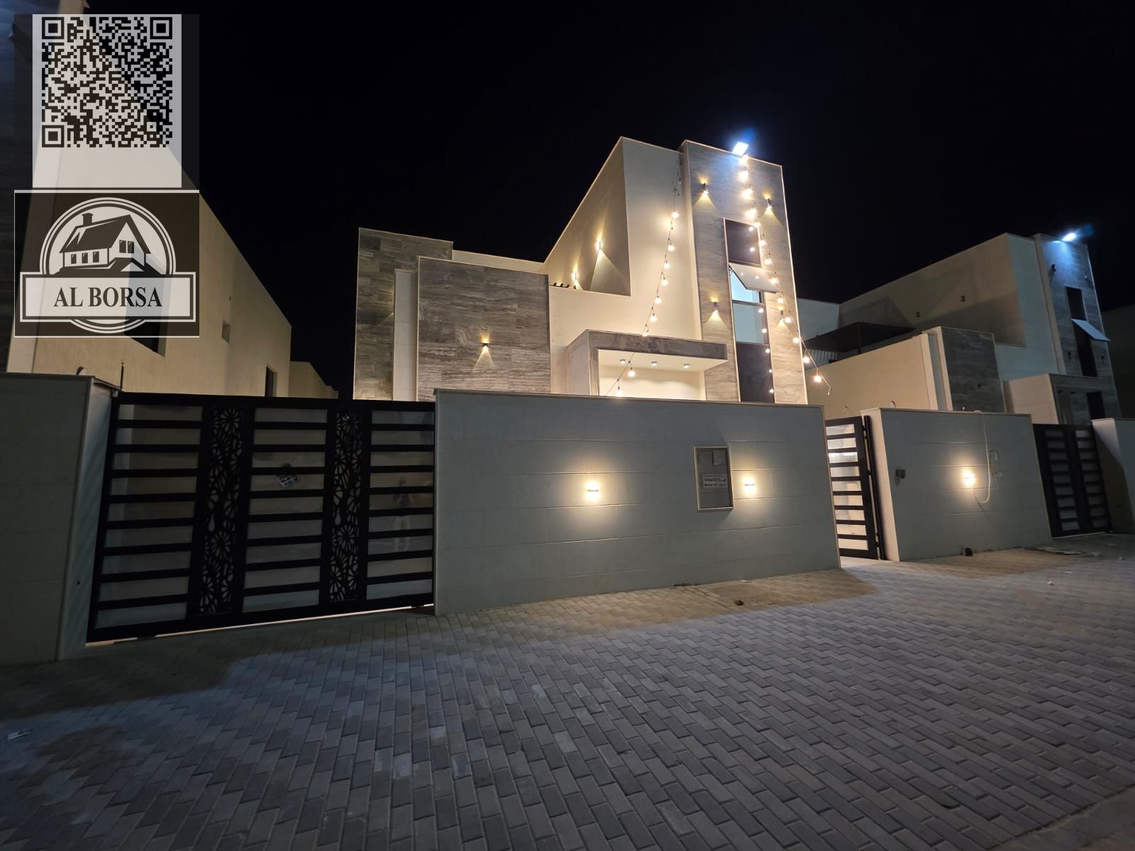 New luxury villa for rent in Al Zahya - Ajman | 4 master bedrooms + majlis and hall + roof | First tenant and luxurious finishing