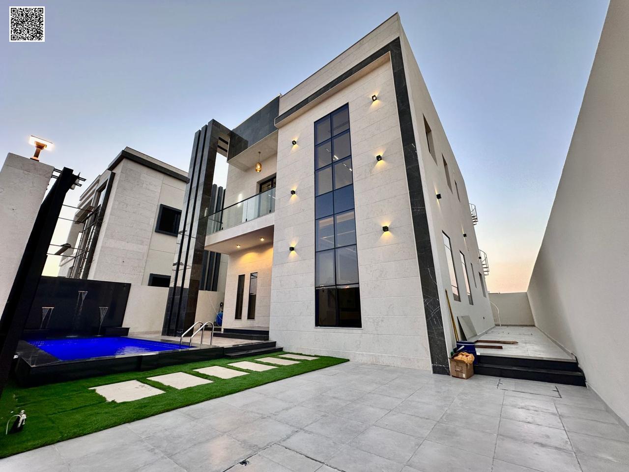 For sale, a luxurious villa, including registration fees, at a negotiable price, with the possibility of easy bank financing.