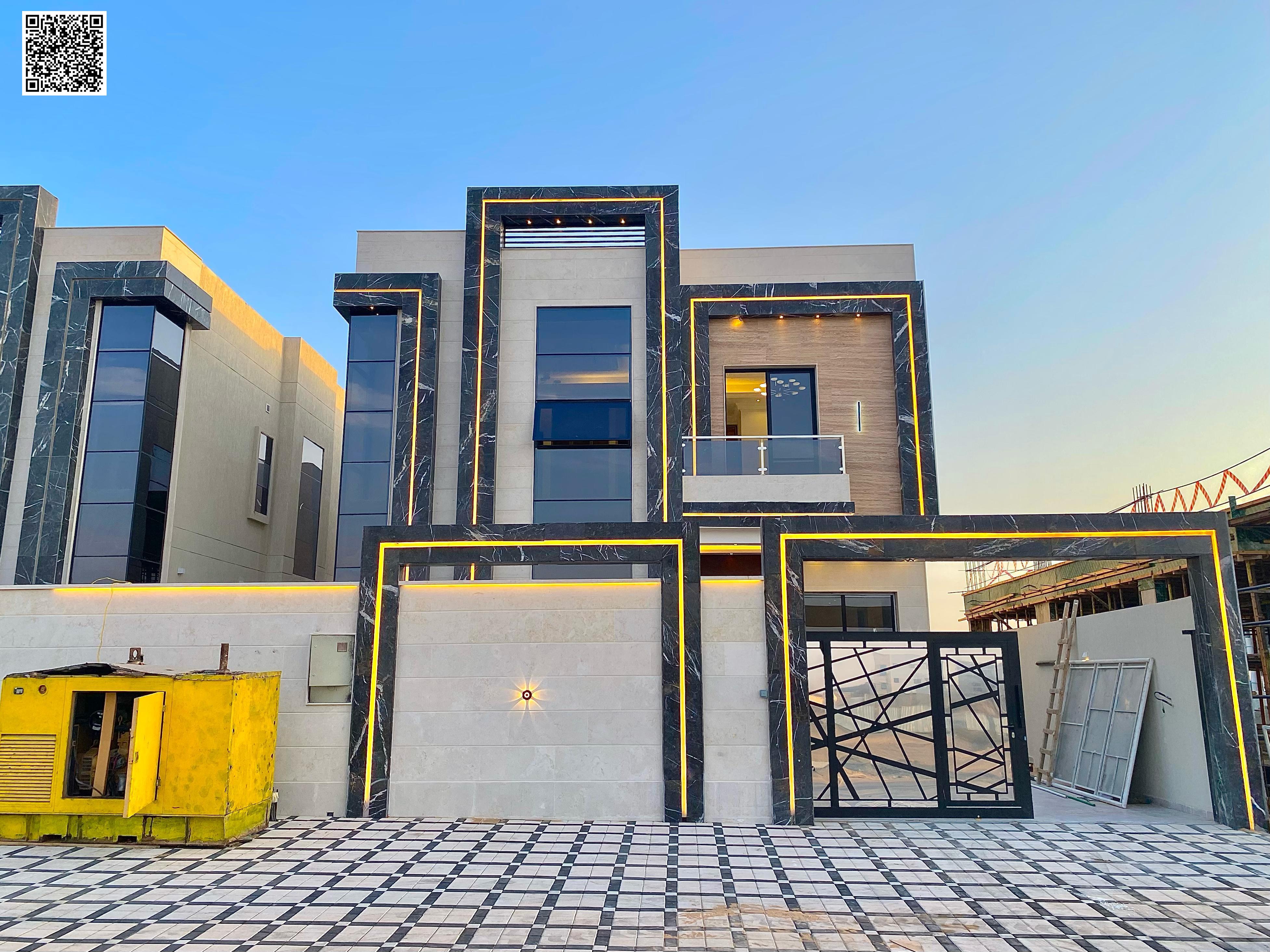 For sale, a luxurious European-designed villa at a negotiable price, with the possibility of easy bank financing.