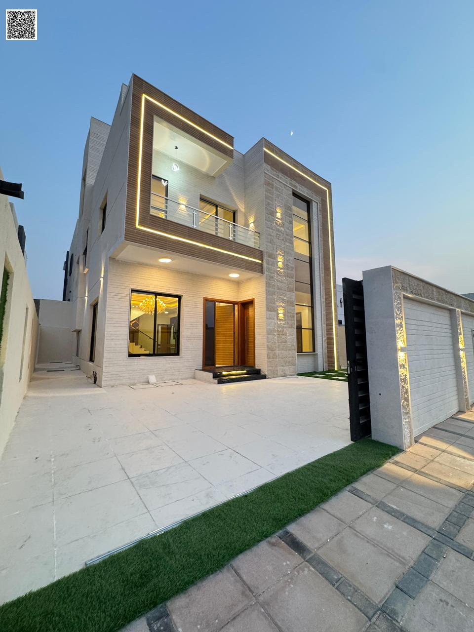 For sale, a luxurious European-designed villa, including registration fees, at a negotiable price with the possibility of easy bank financing.