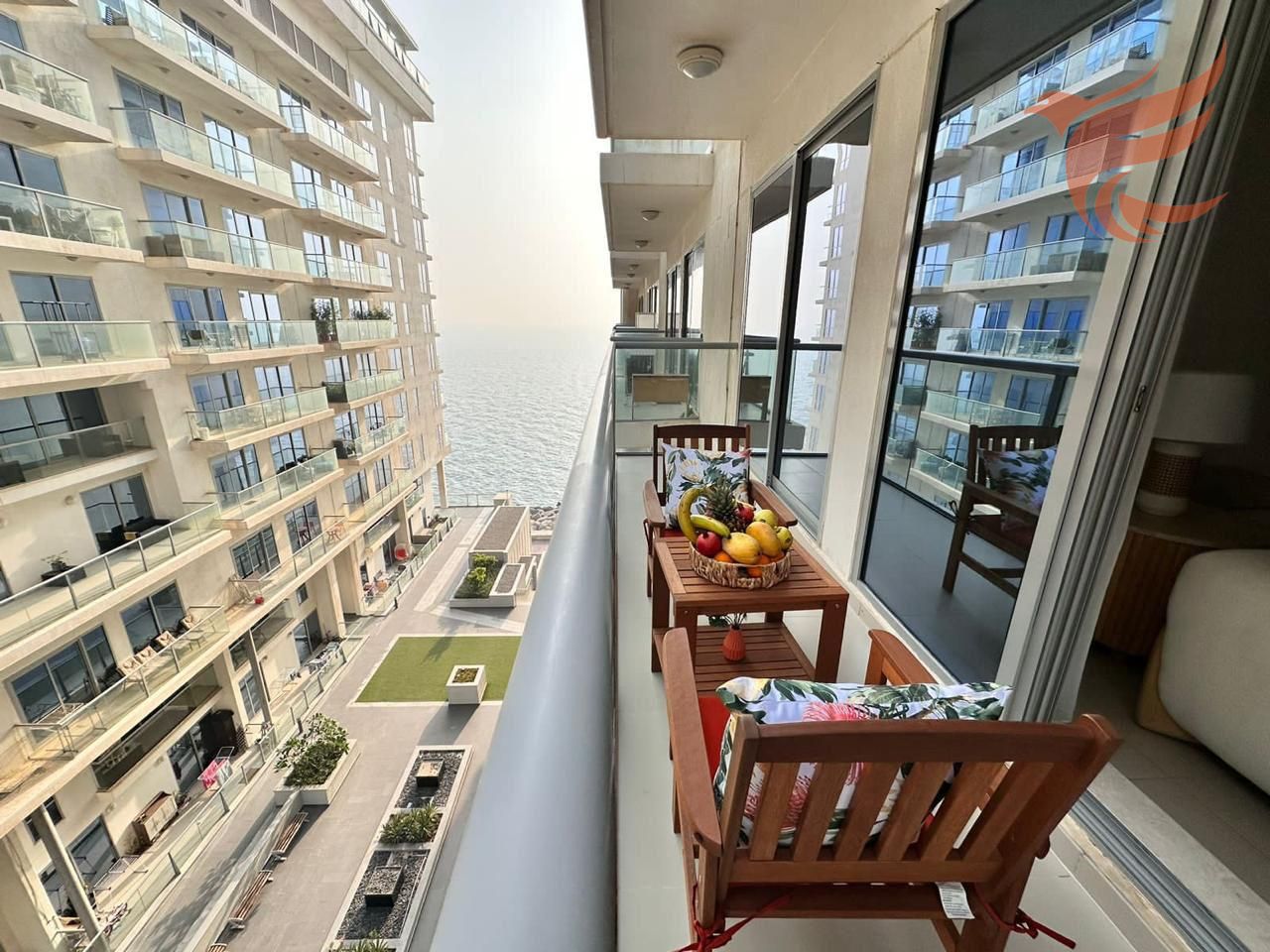 1 BR | SEA VIEW | FULLY FURNISHED | POOL | GYM