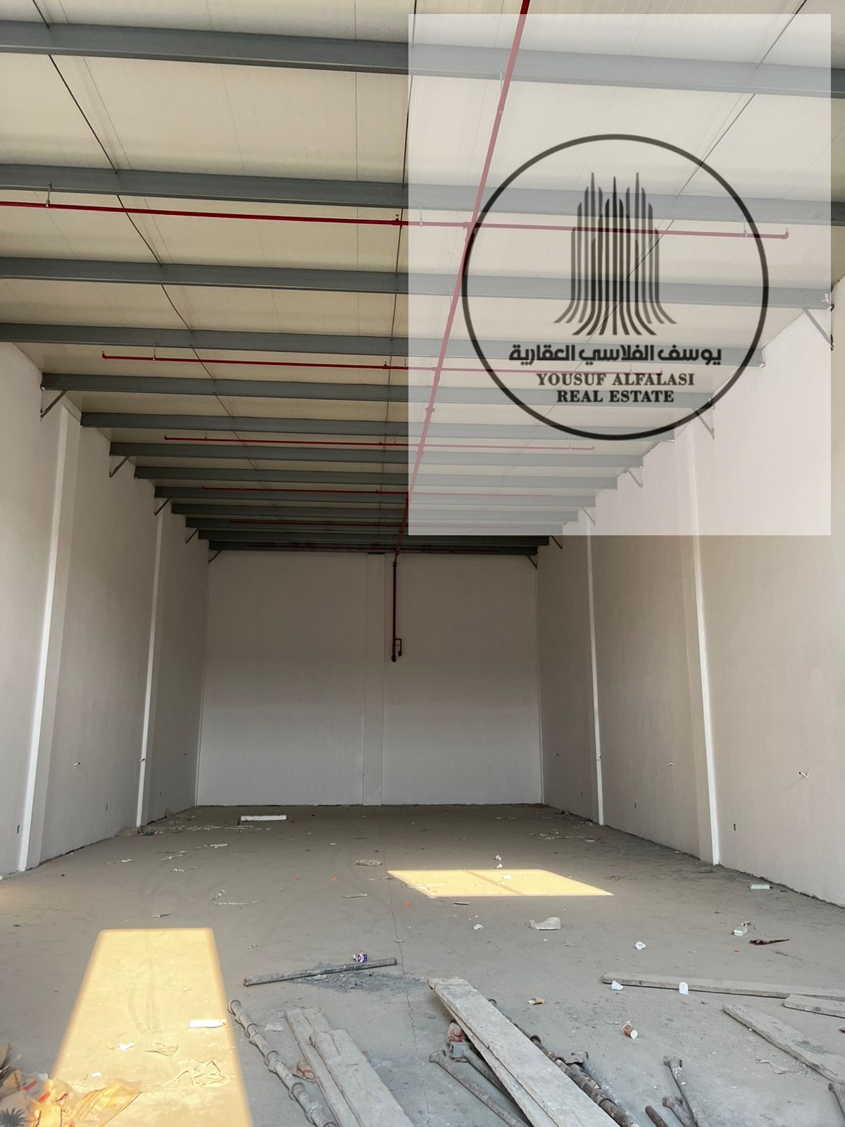 For rent: 2000 sq ft warehouse, 30 kW electricity, in Ajman